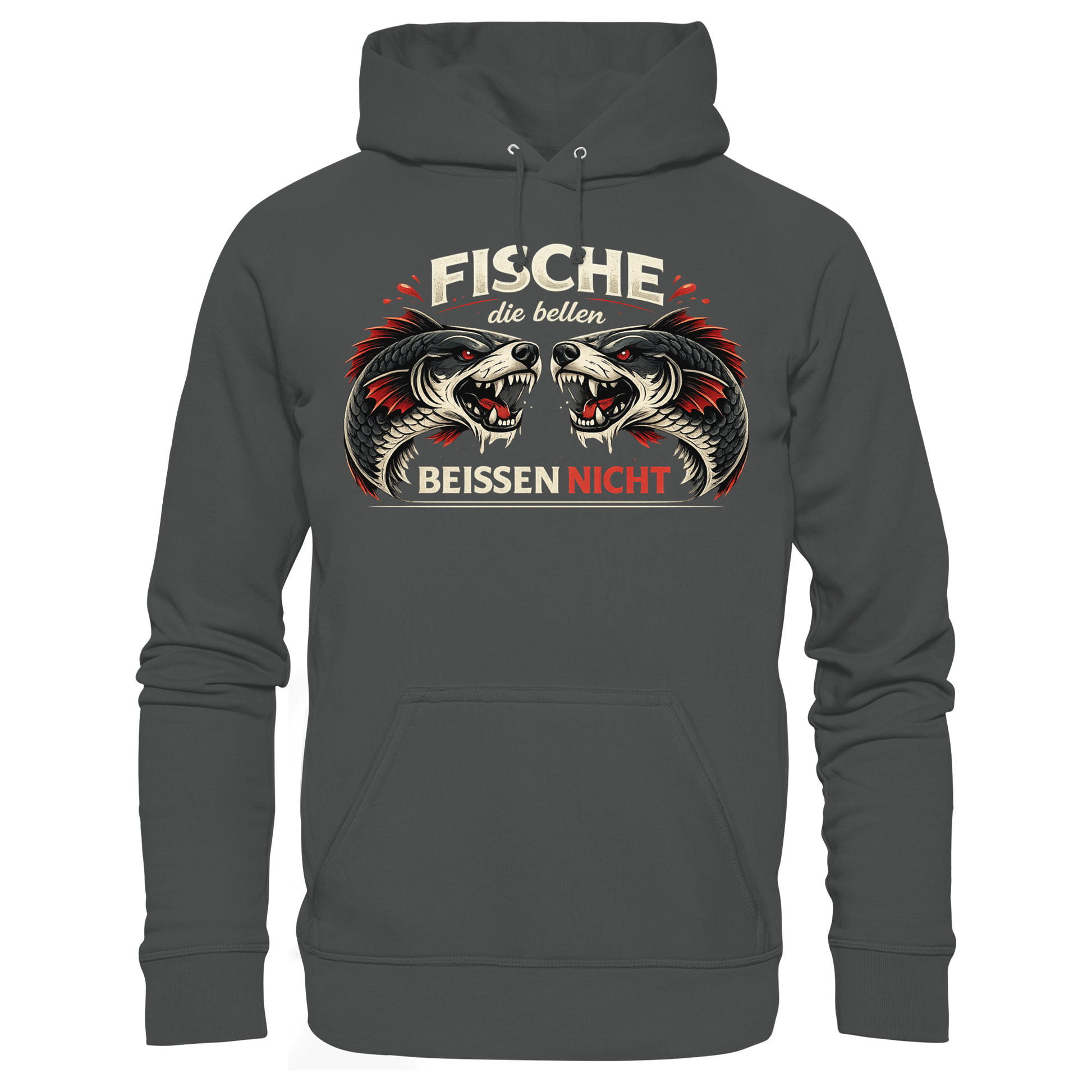 Fische die Bellen - Premium Hoodie