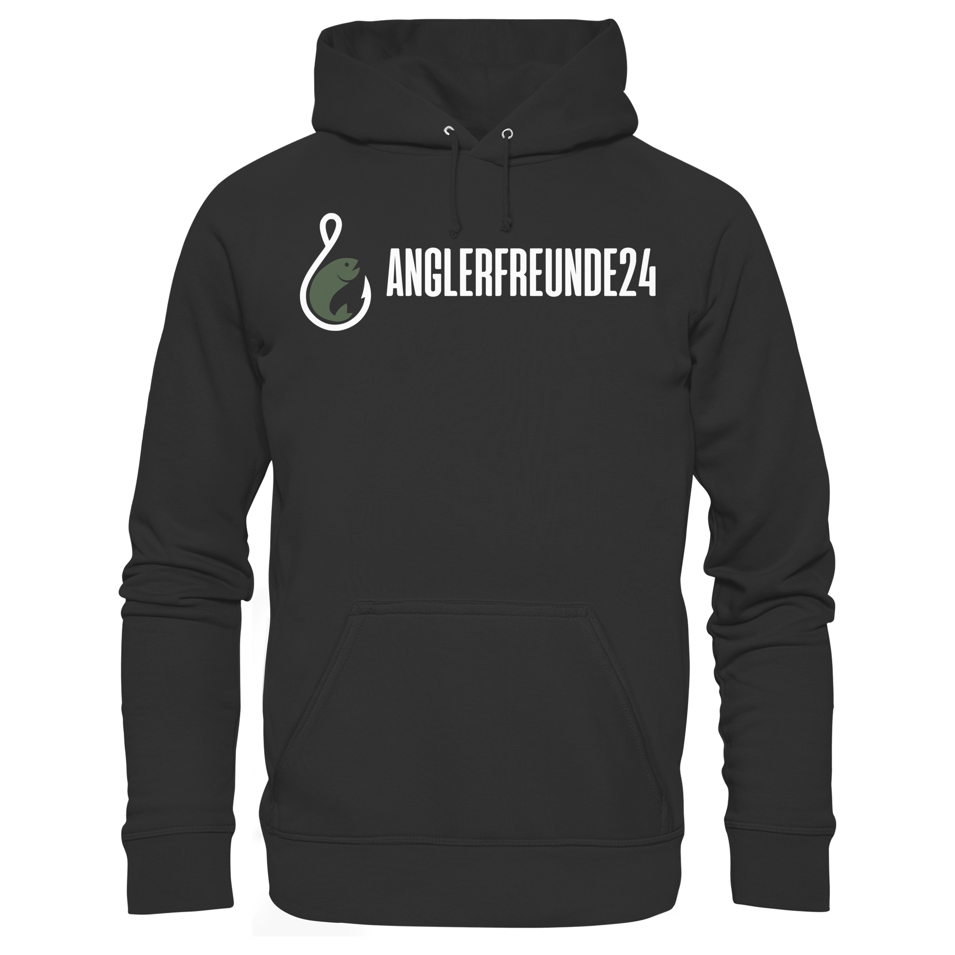 Anglerfreunde24 Weiß - Premium Hoodie