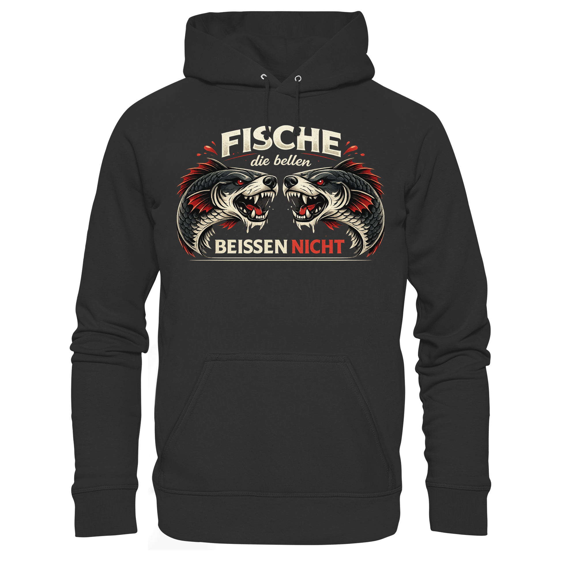 Fische die Bellen - Premium Hoodie