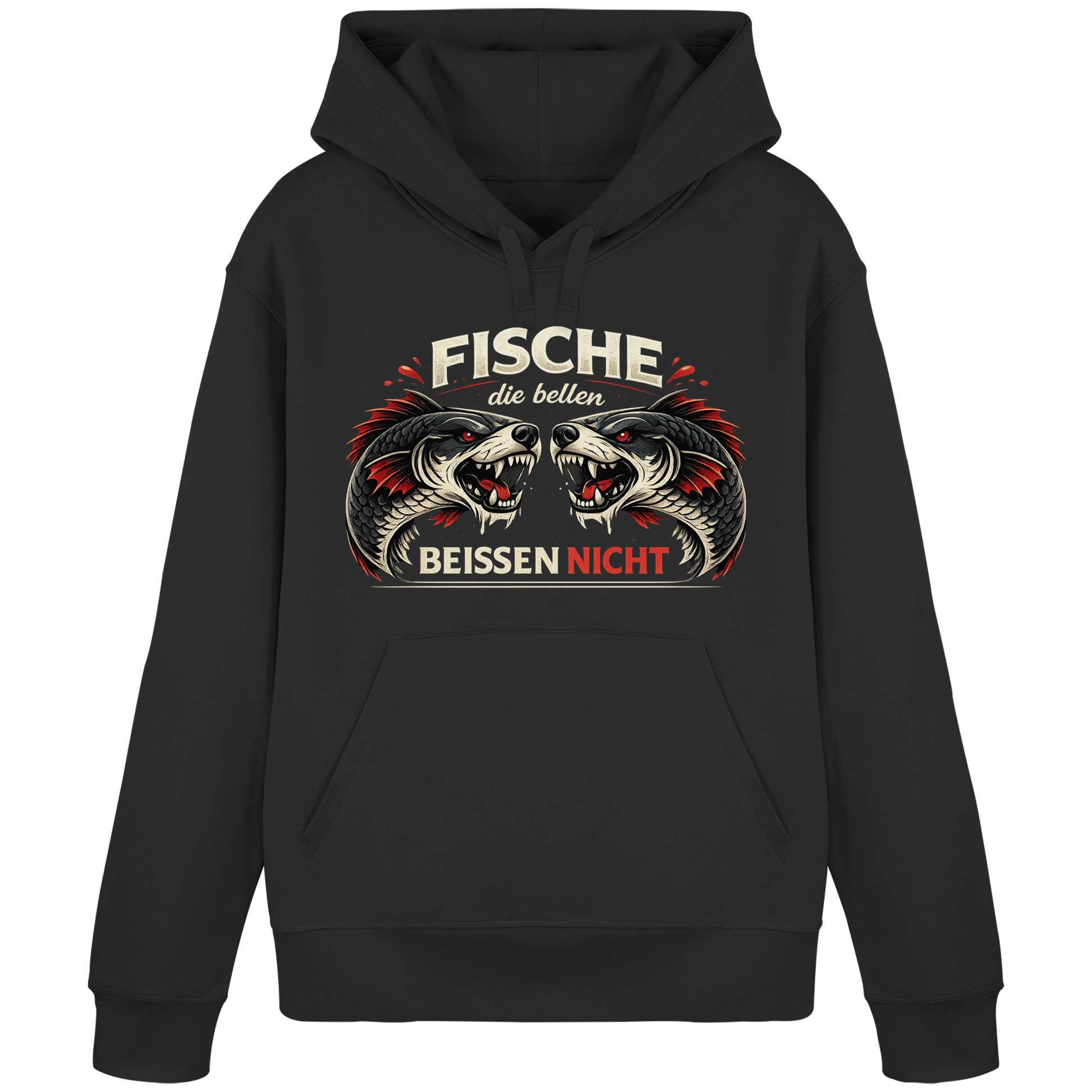 Fische die Bellen - Premium Hoodie