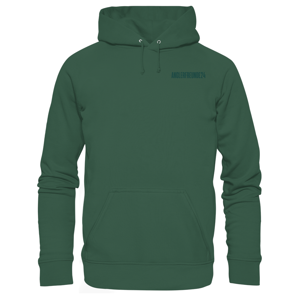 Anglerfreunde24 Logo Grün - Premium Hoodie