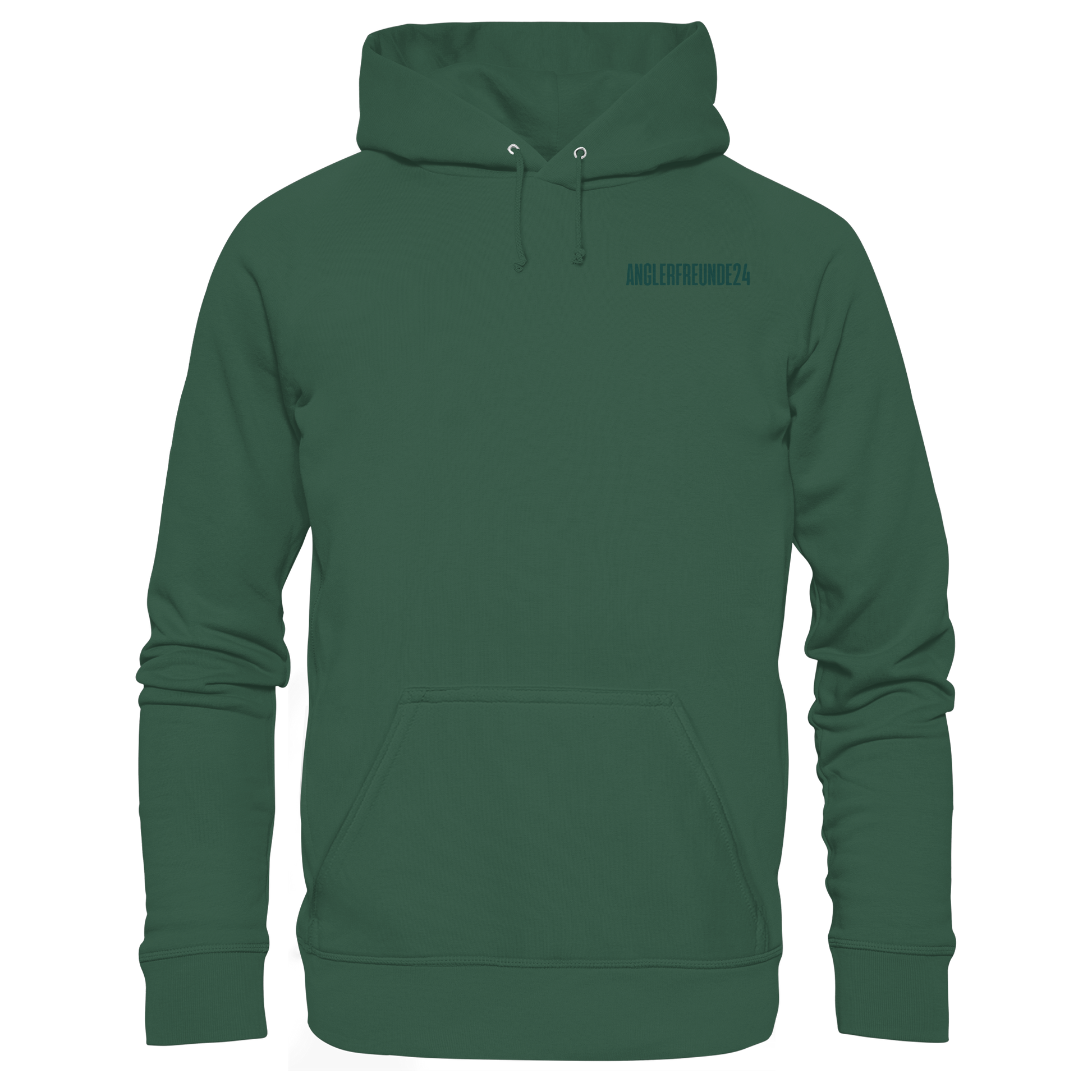 Anglerfreunde24 Logo Grün - Premium Hoodie