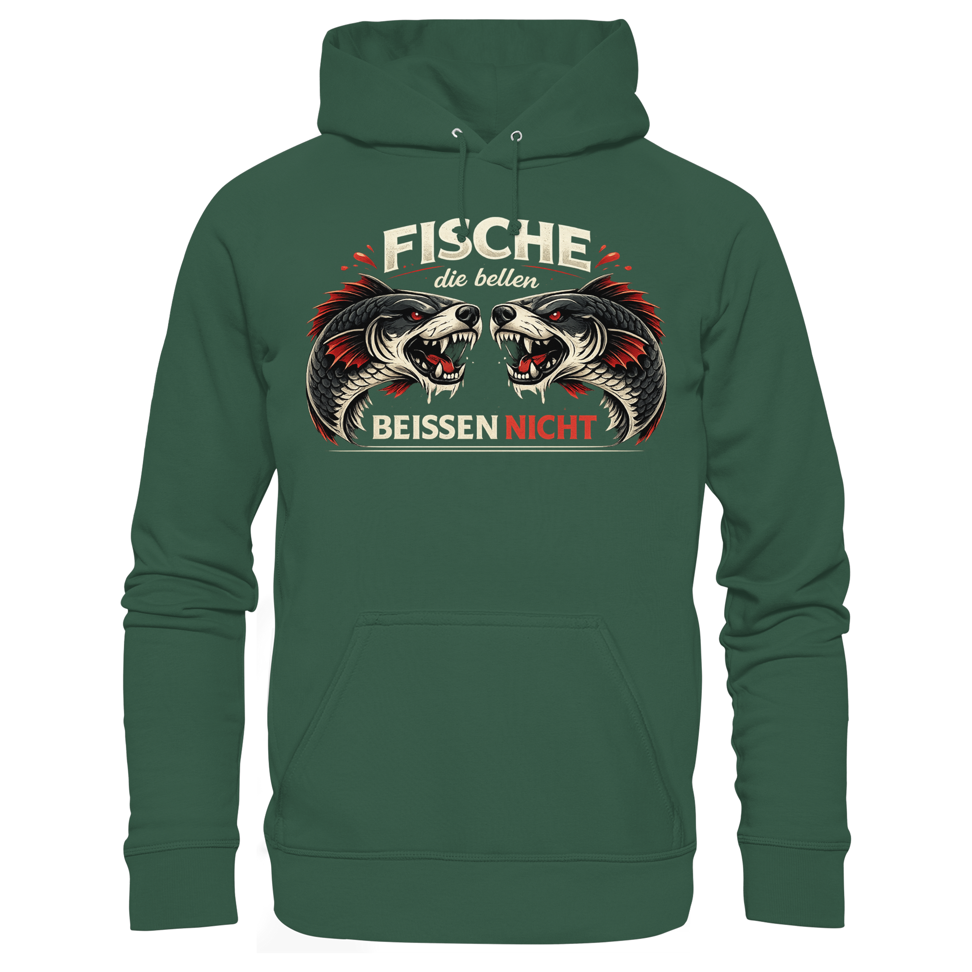 Fische die Bellen - Premium Hoodie