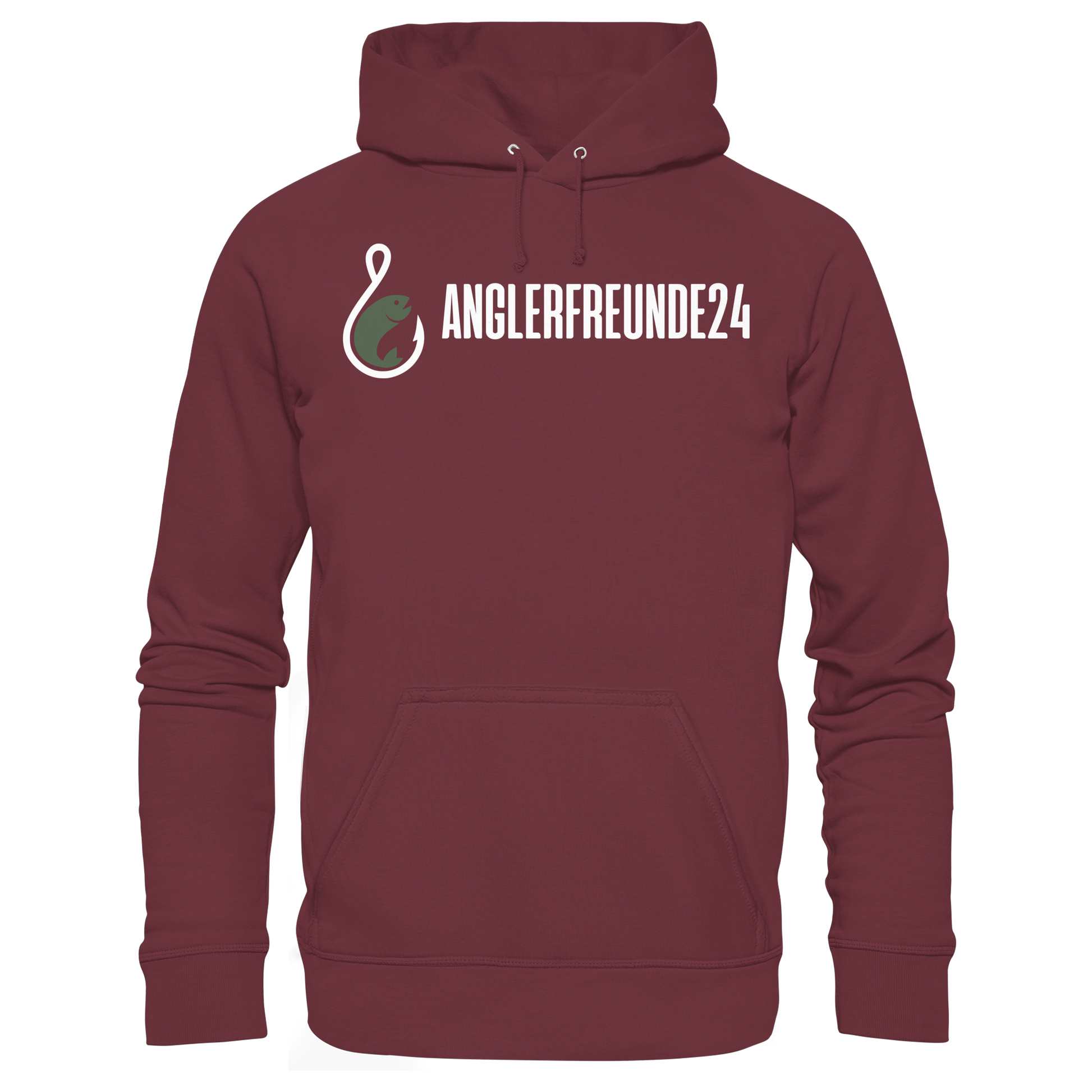 Anglerfreunde24 Weiß - Premium Hoodie