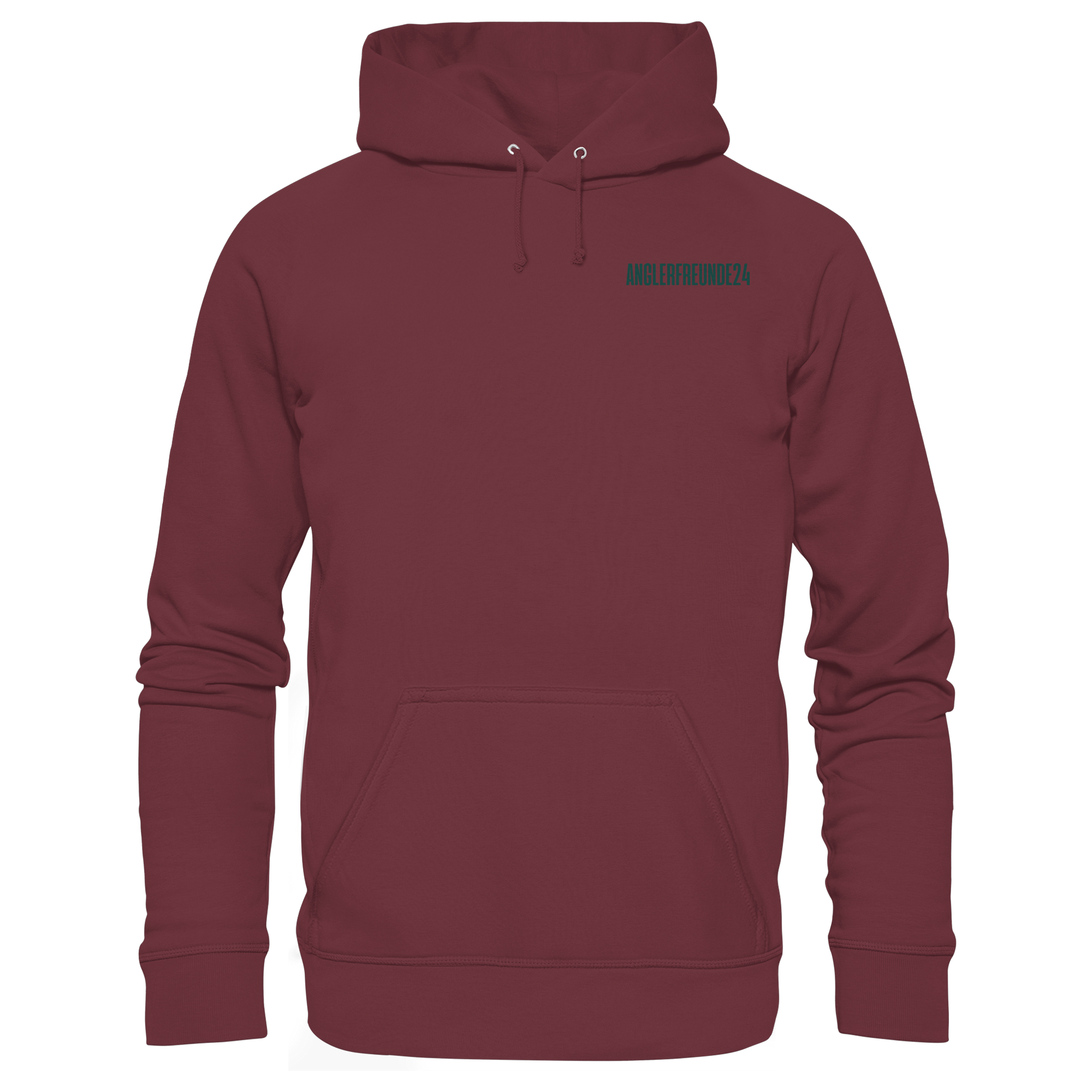 Anglerfreunde24 Logo Grün - Premium Hoodie