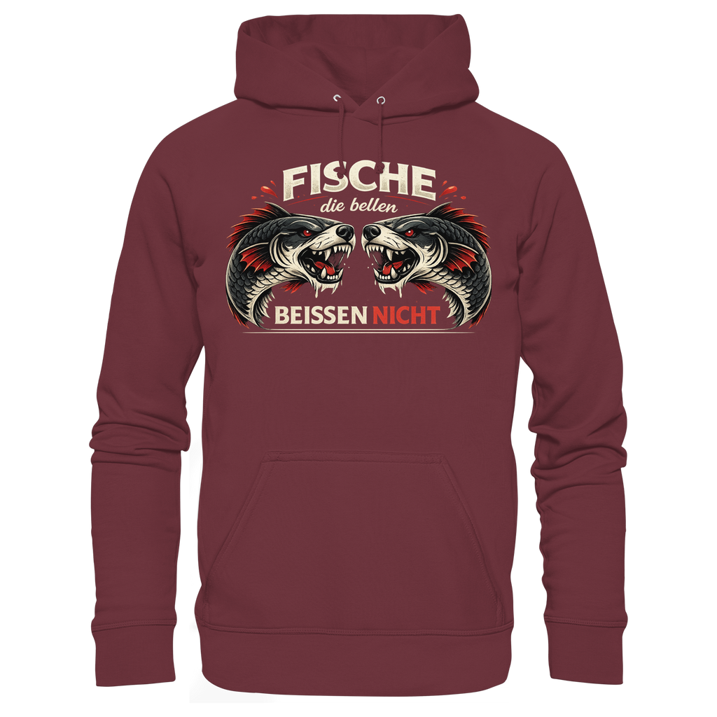 Fische die Bellen - Premium Hoodie