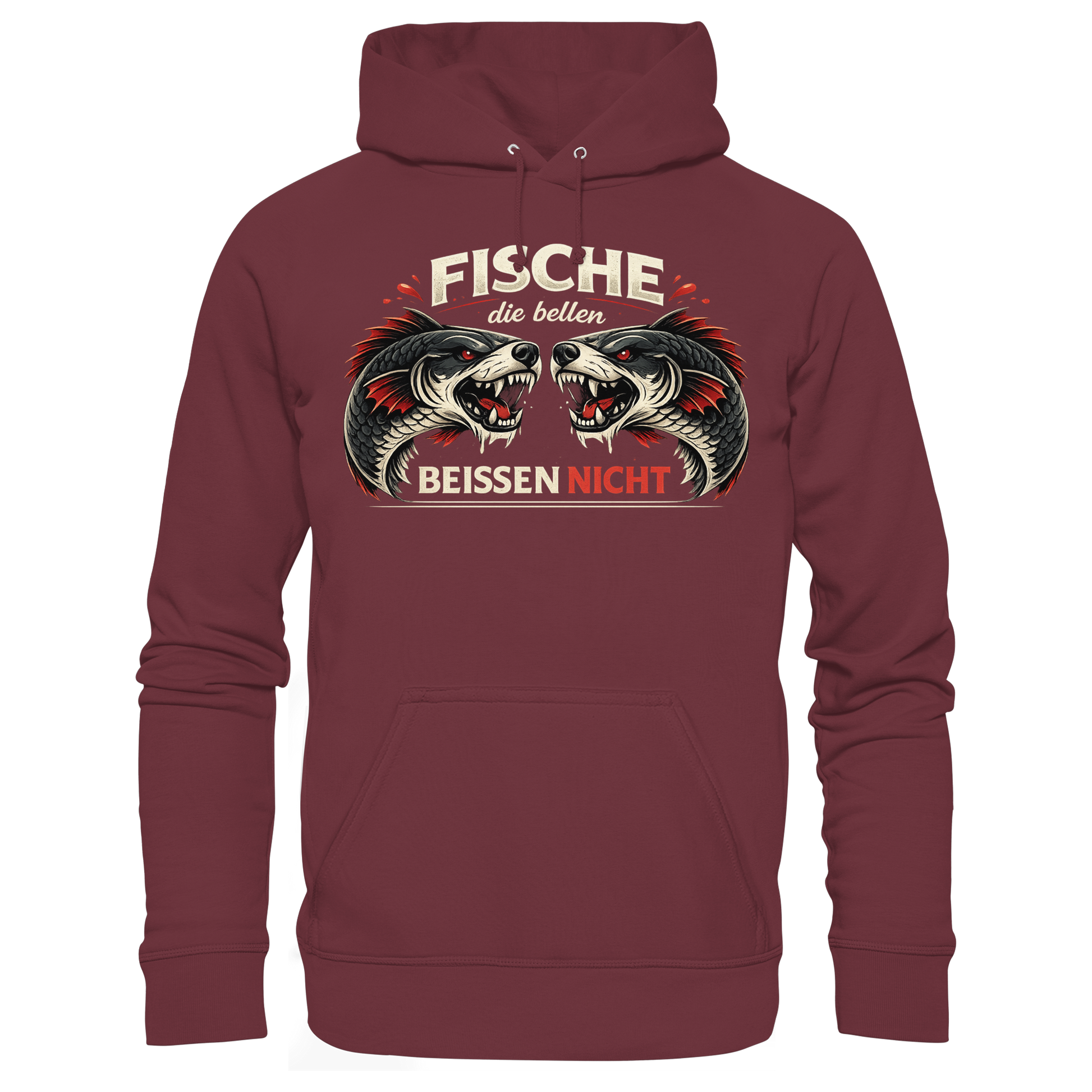 Fische die Bellen - Premium Hoodie