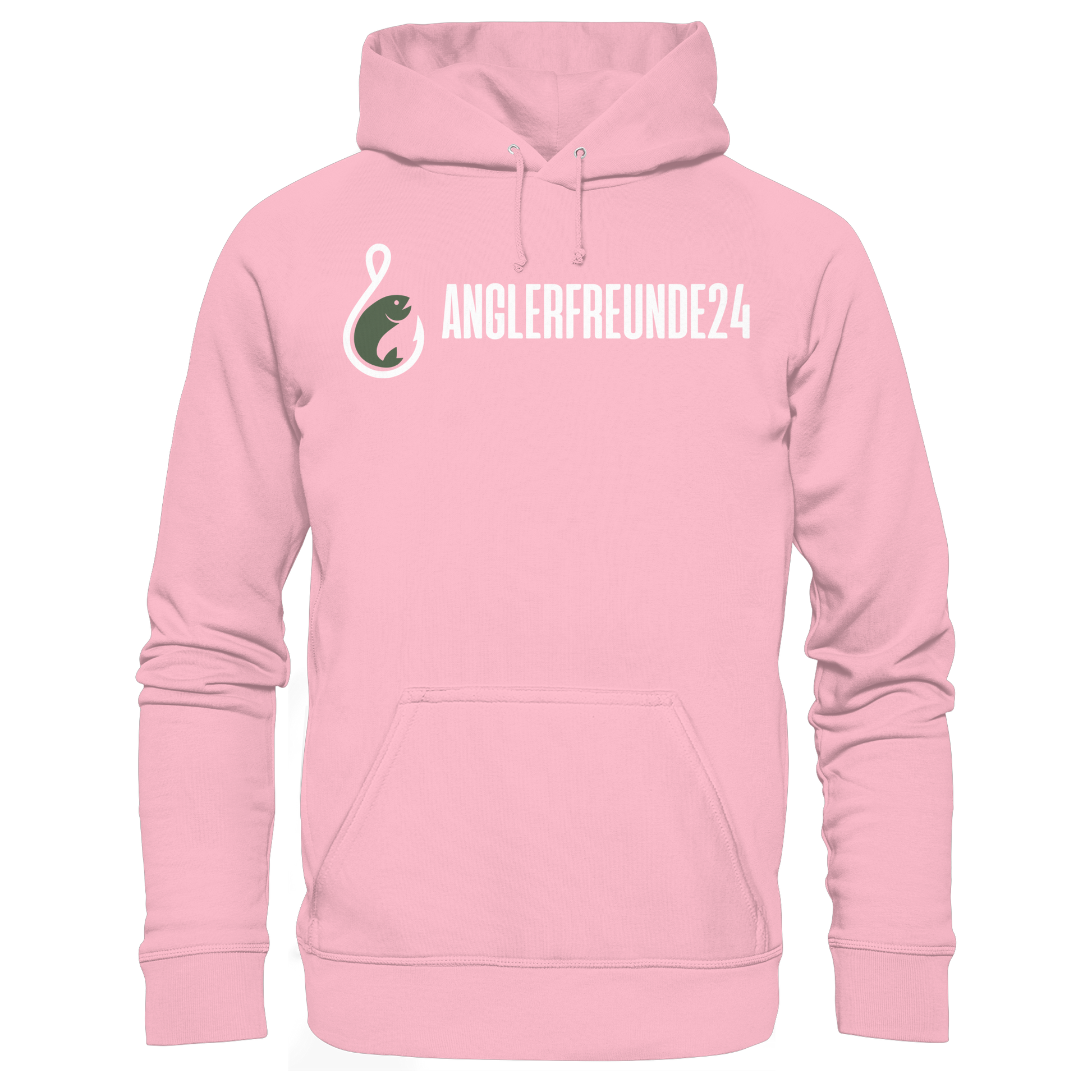 Anglerfreunde24 Weiß - Premium Hoodie