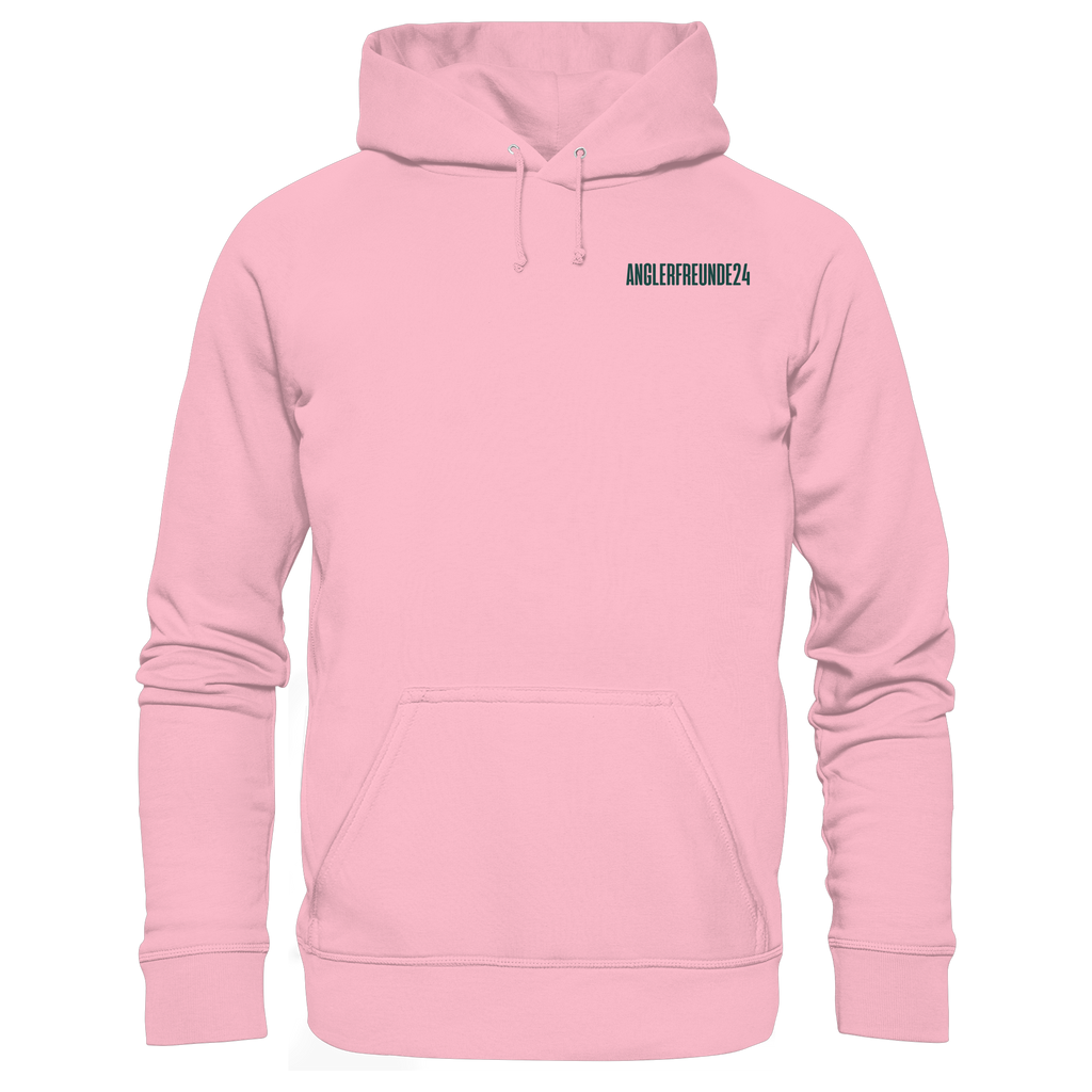 Anglerfreunde24 Logo Grün - Premium Hoodie