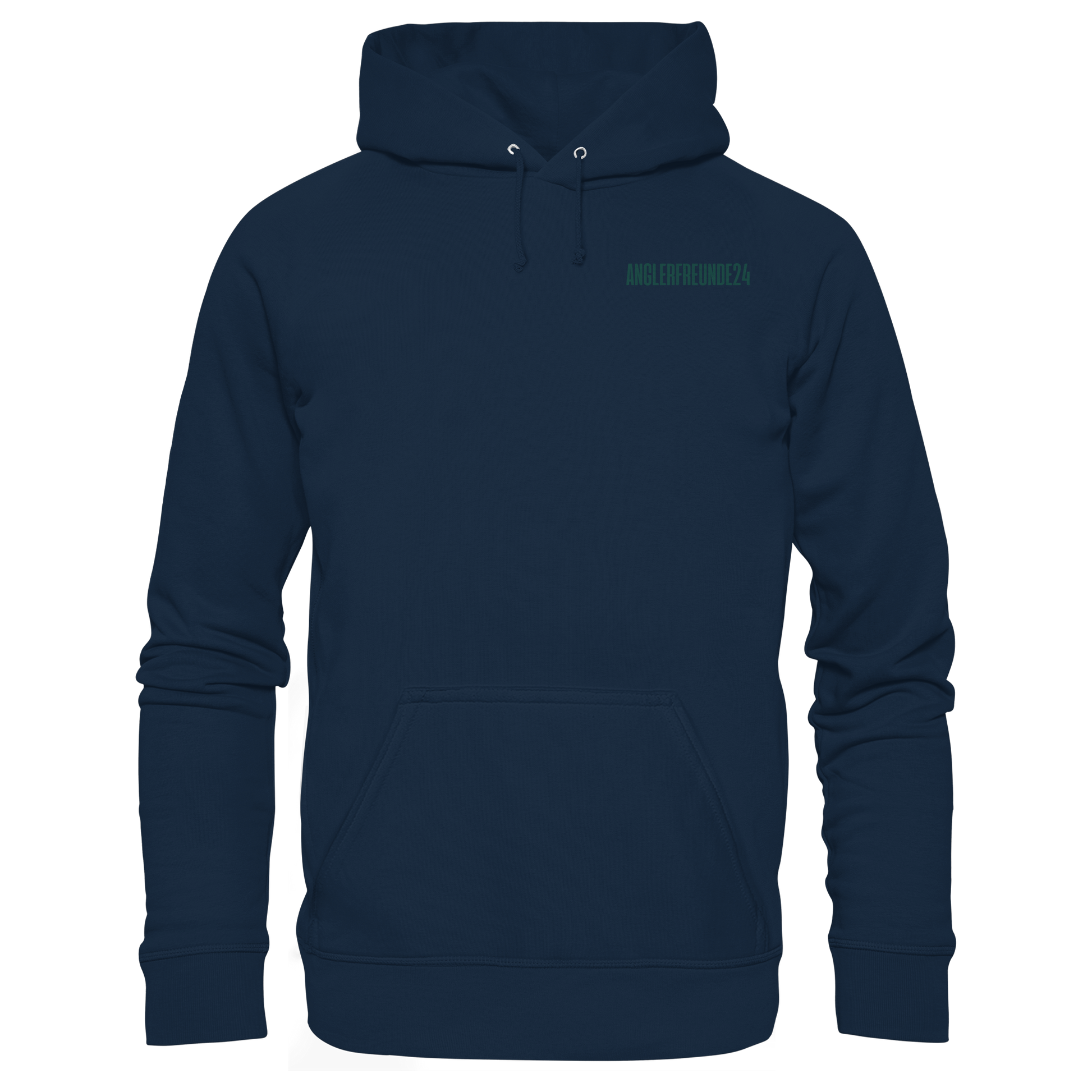 Anglerfreunde24 Logo Grün - Premium Hoodie