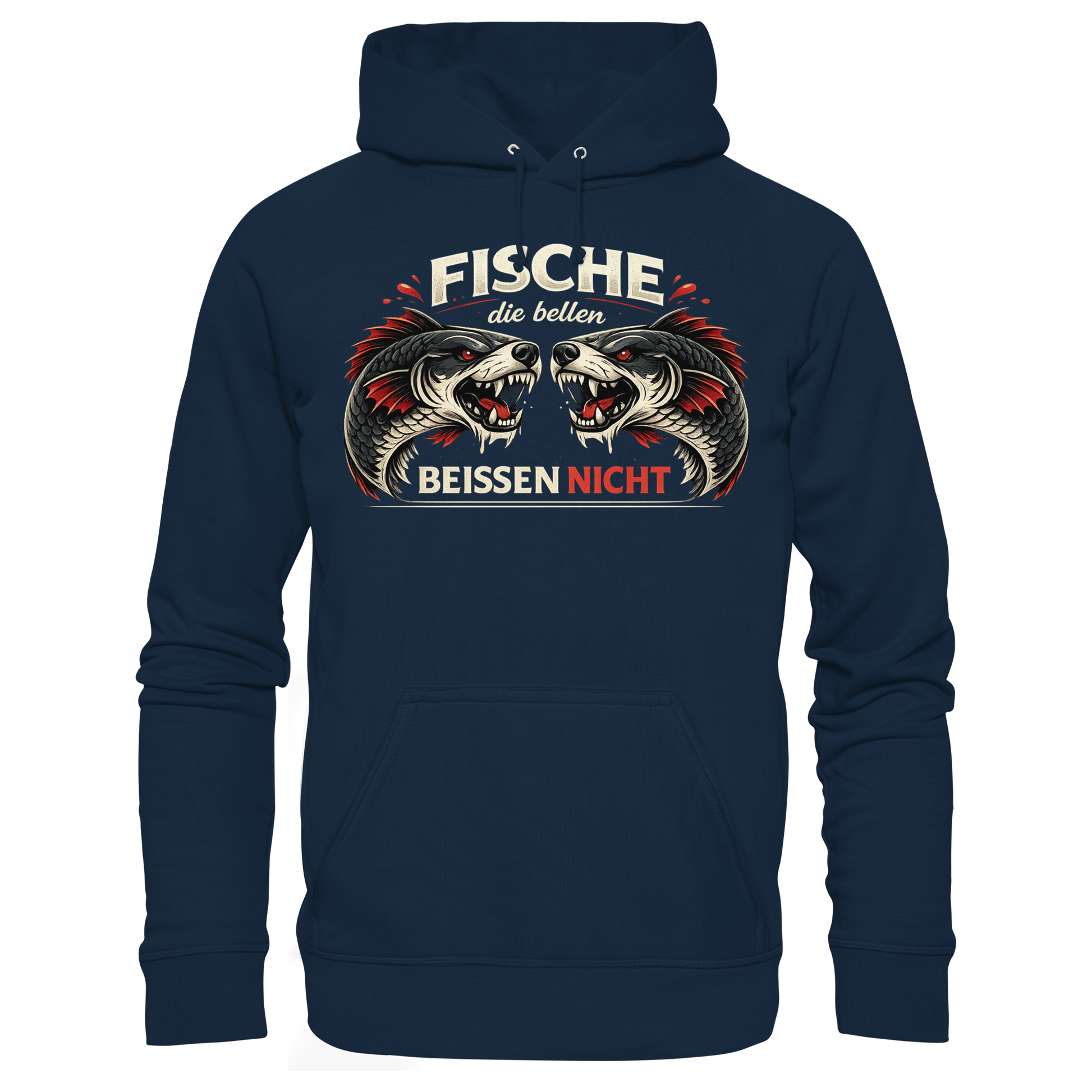 Fische die Bellen - Premium Hoodie