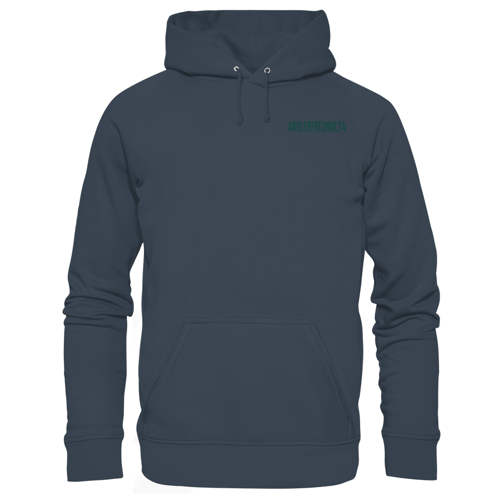 Anglerfreunde24 Logo Grün - Premium Hoodie