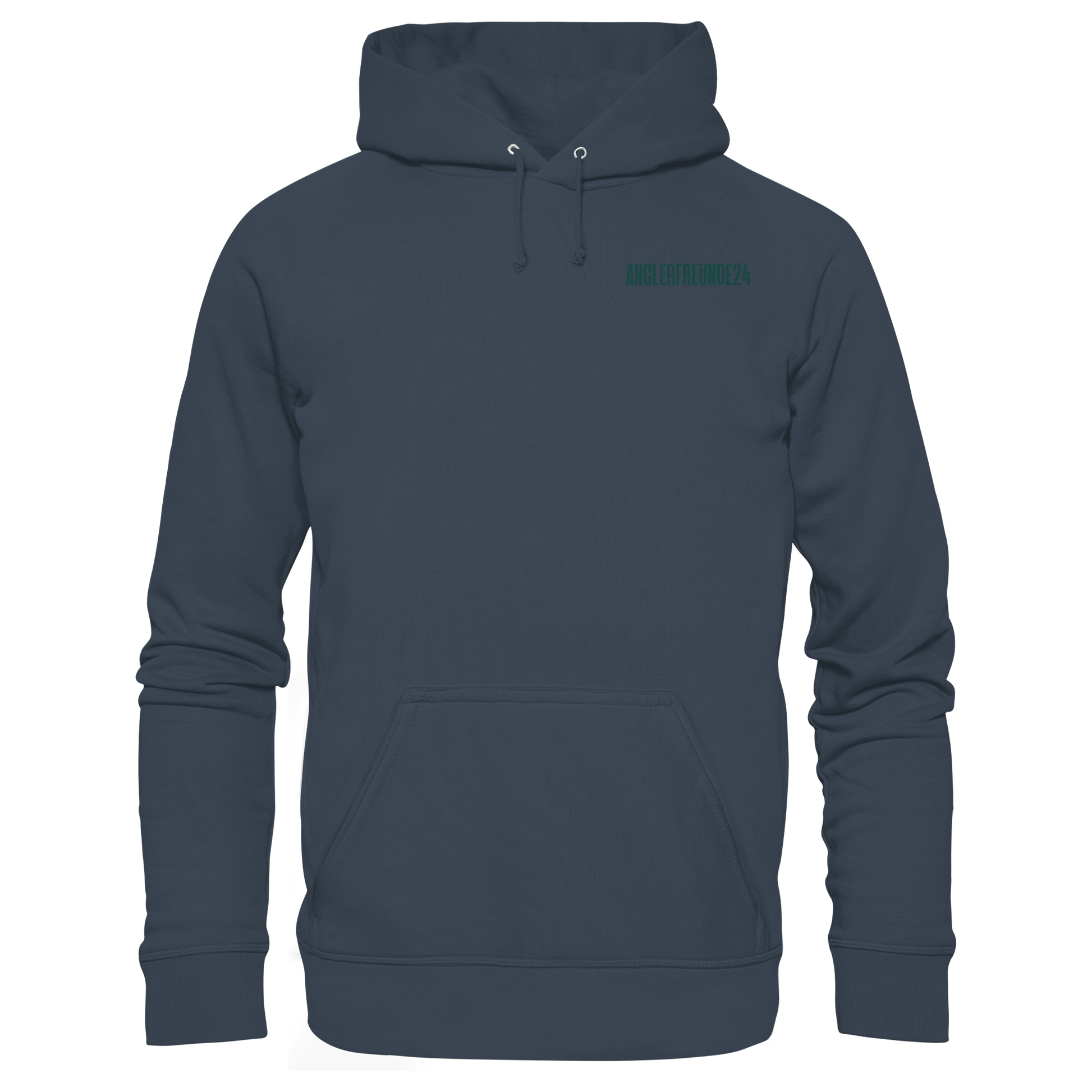 Anglerfreunde24 Logo Grün - Premium Hoodie