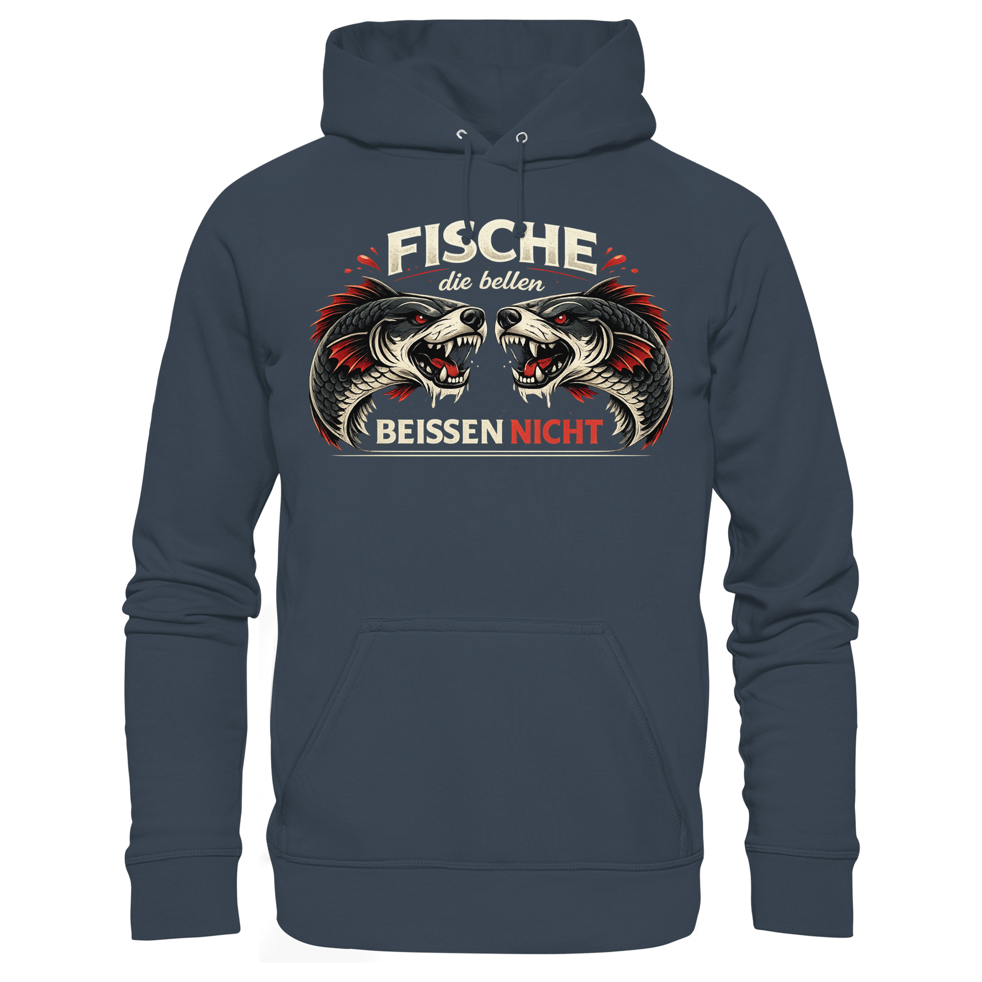 Fische die Bellen - Premium Hoodie