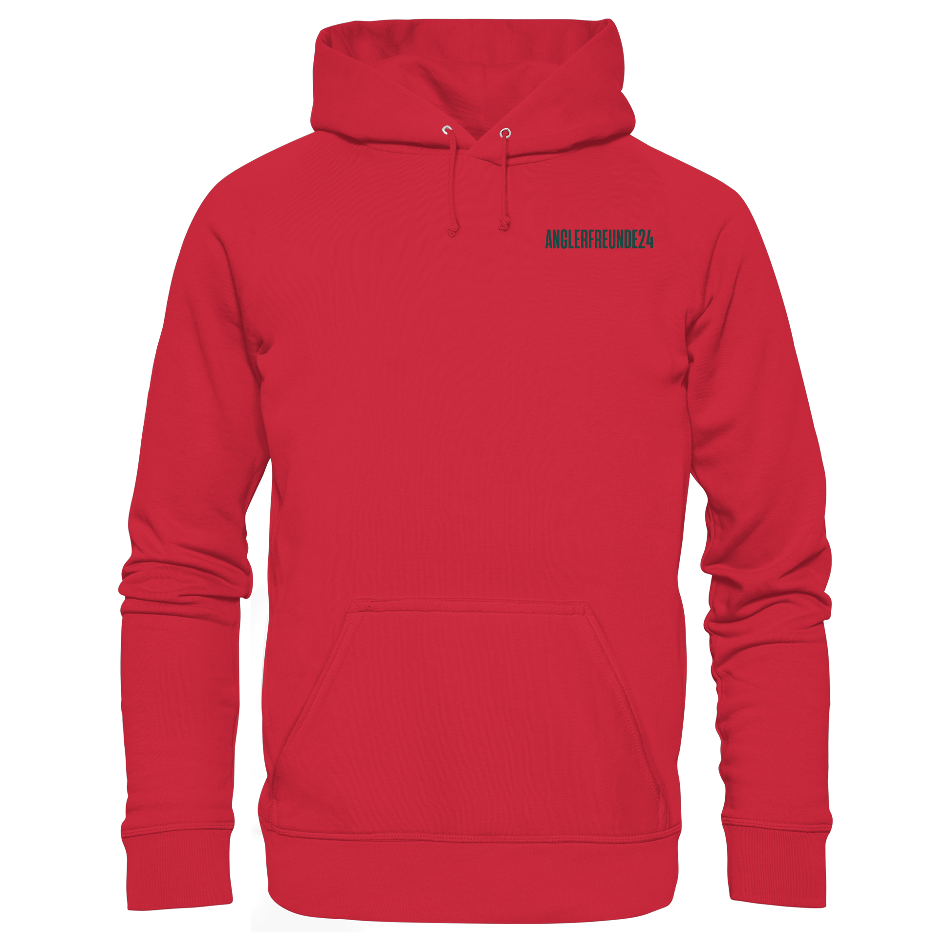 Anglerfreunde24 Logo Grün - Premium Hoodie