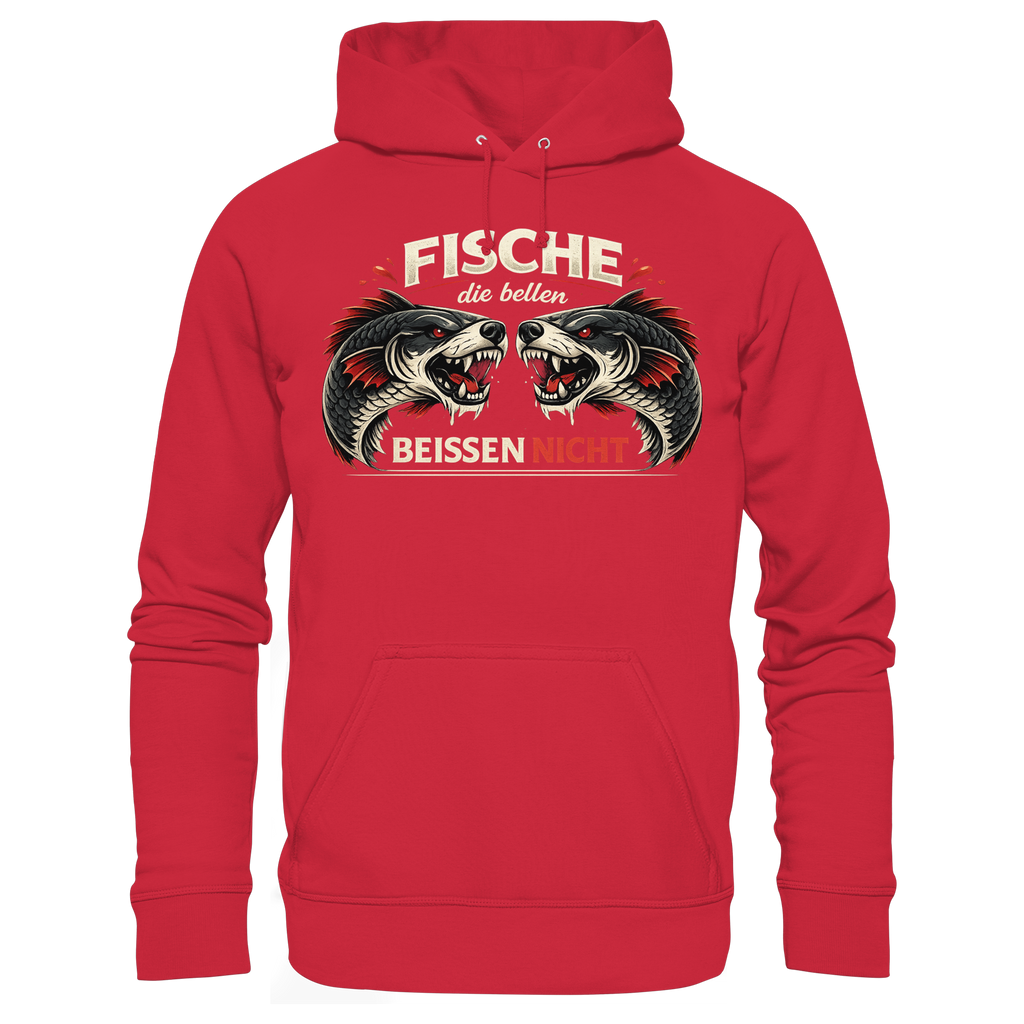 Fische die Bellen - Premium Hoodie