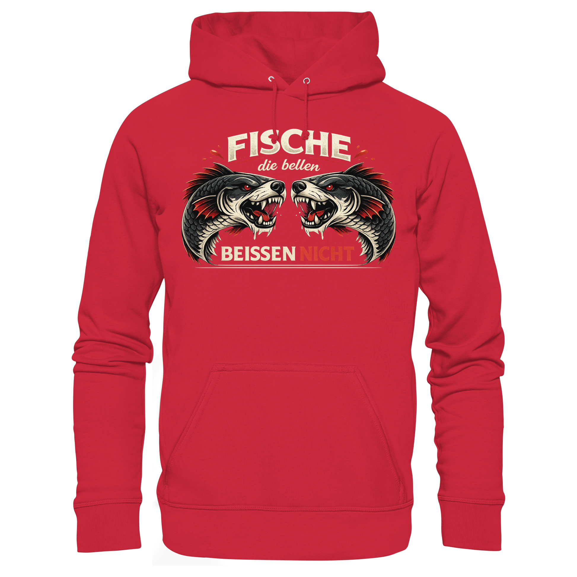 Fische die Bellen - Premium Hoodie