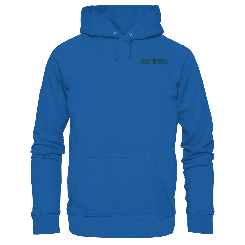 Anglerfreunde24 Logo Grün - Premium Hoodie