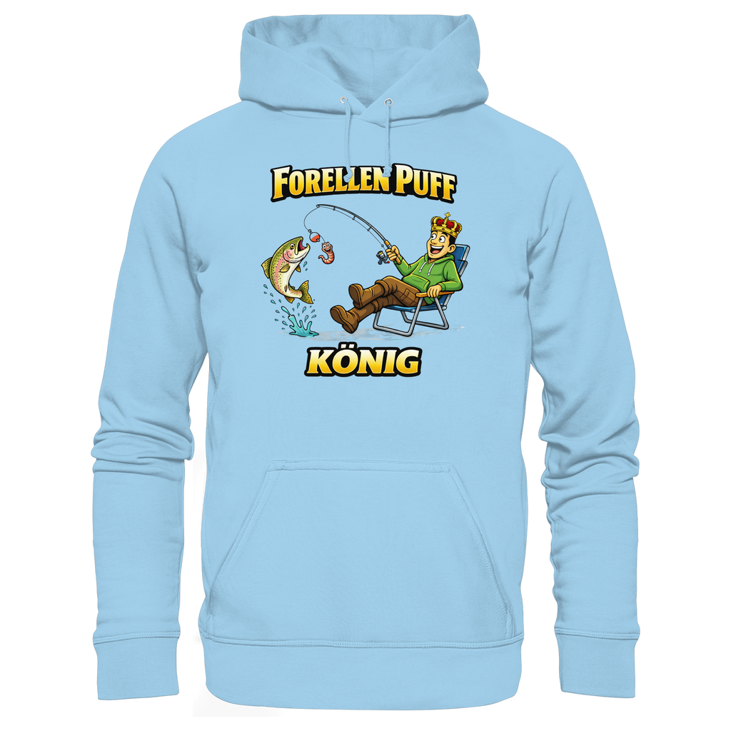 Forellen Puff König - Premium Hoodie