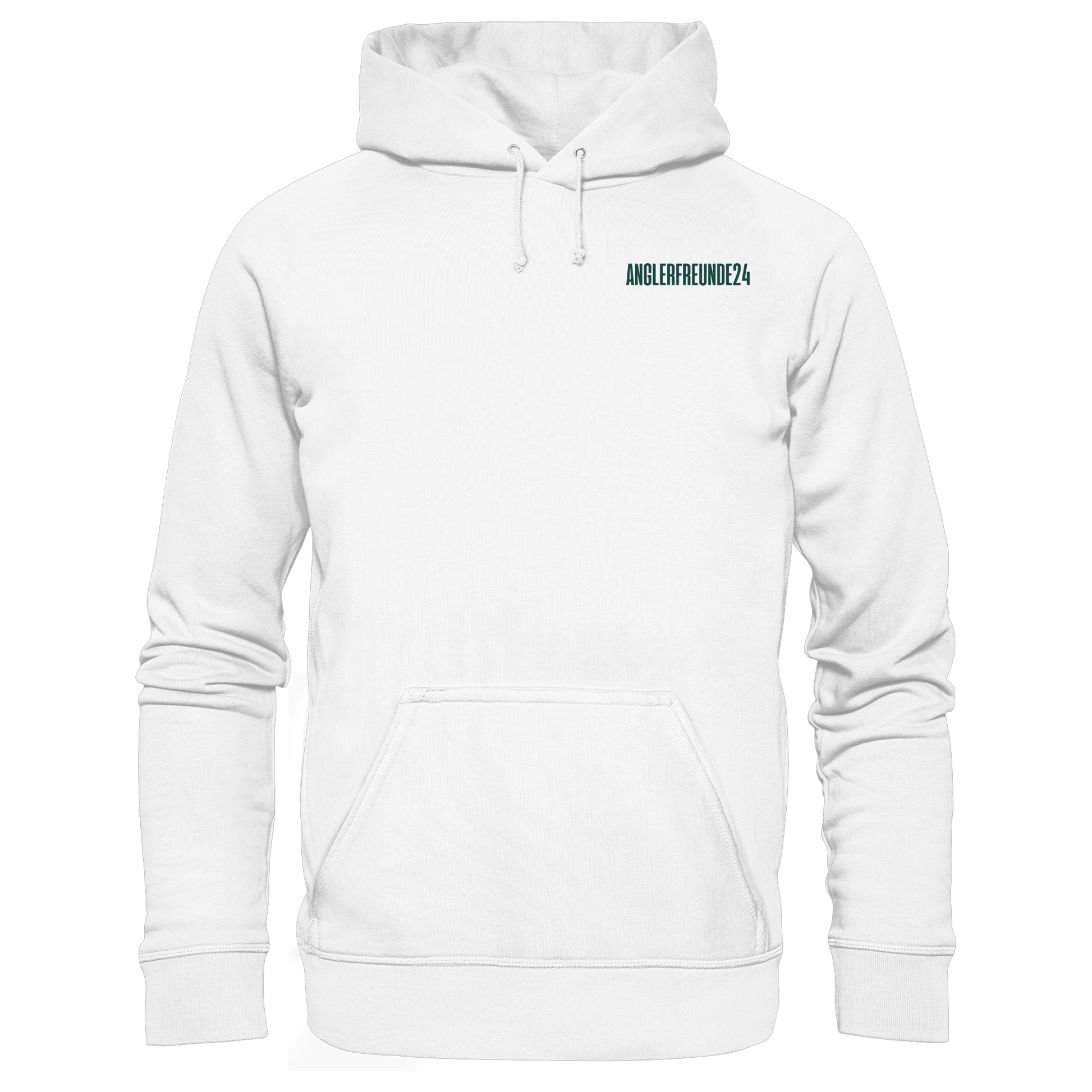 Anglerfreunde24 Logo Grün - Premium Hoodie