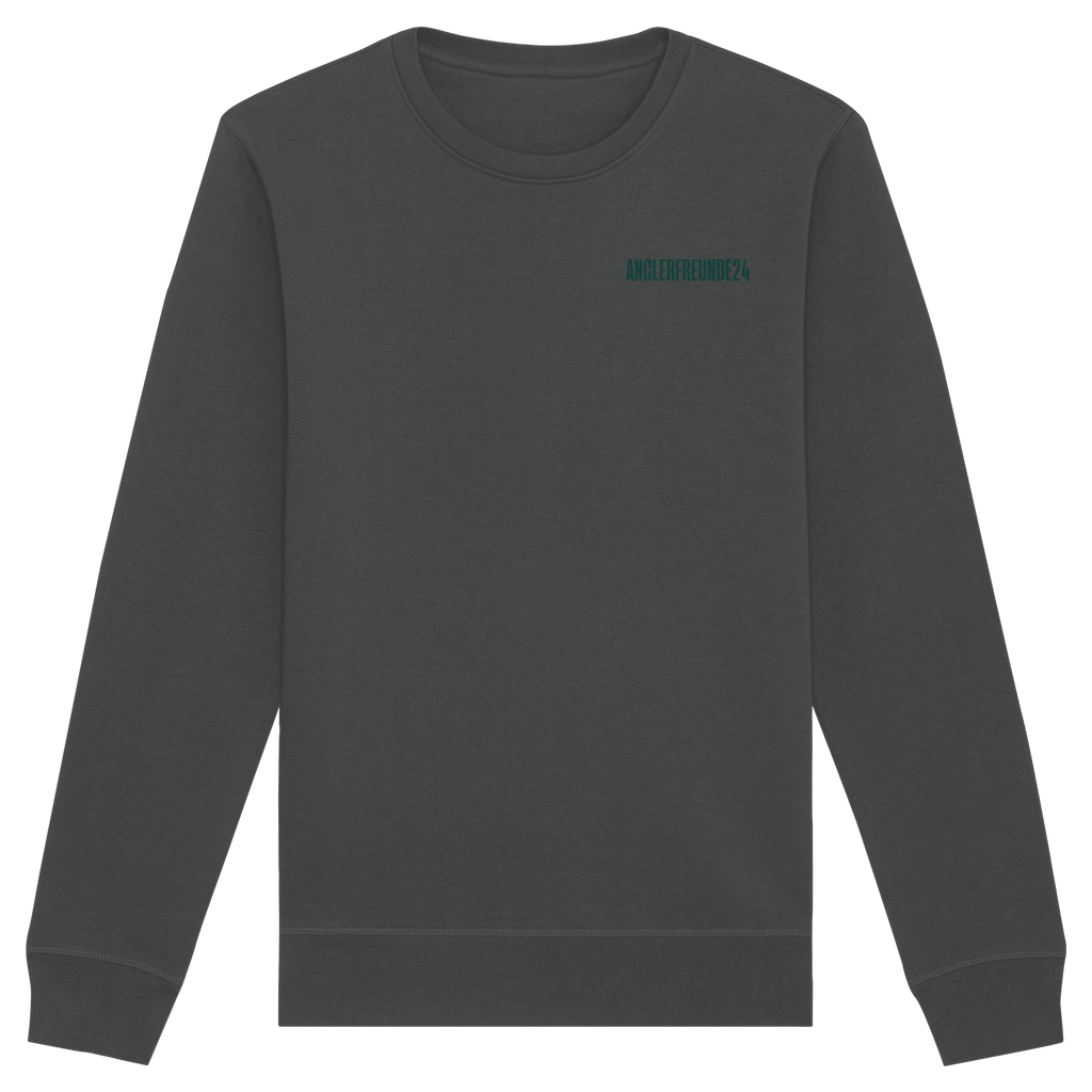 Anglerfreunde24 Logo Grün - Premium Sweatshirt