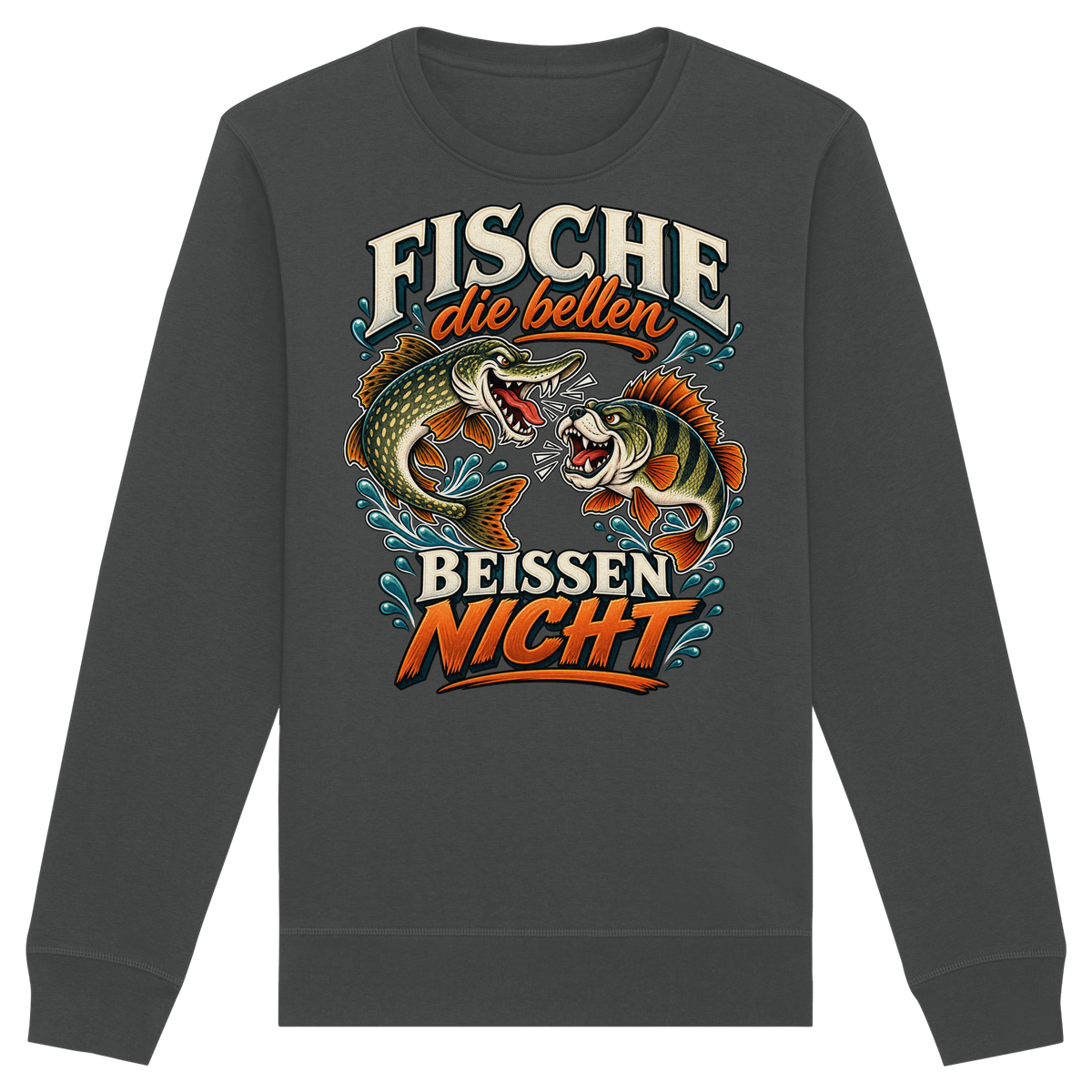 Fische die Bellen - Premium-Sweatshirt