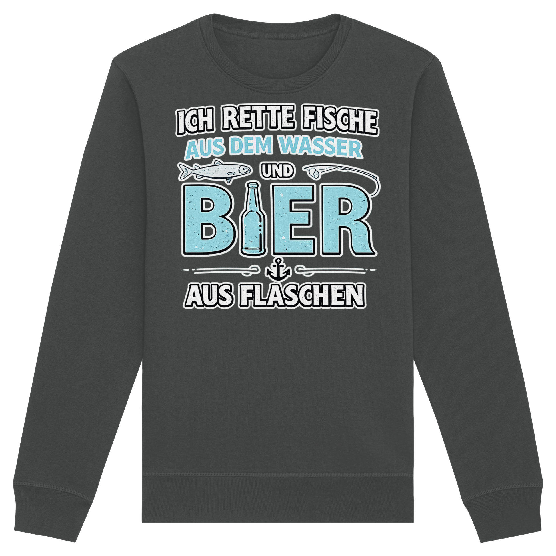 Ich Rette Fische - Premium Sweatshirt