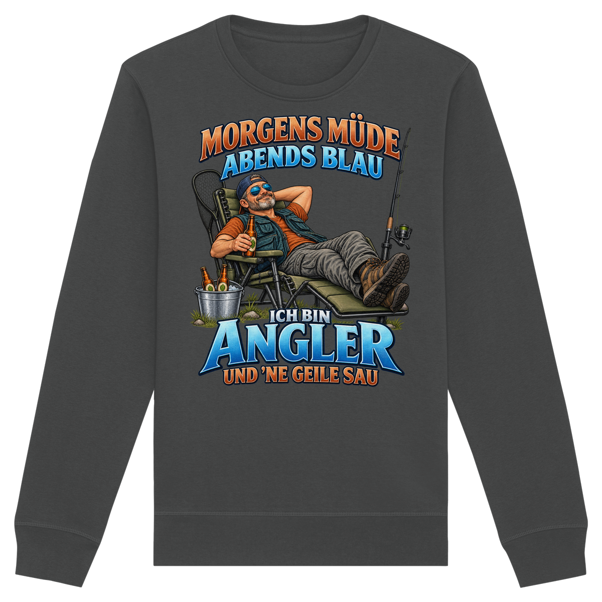 Morgens Müde - Premium-Sweatshirt