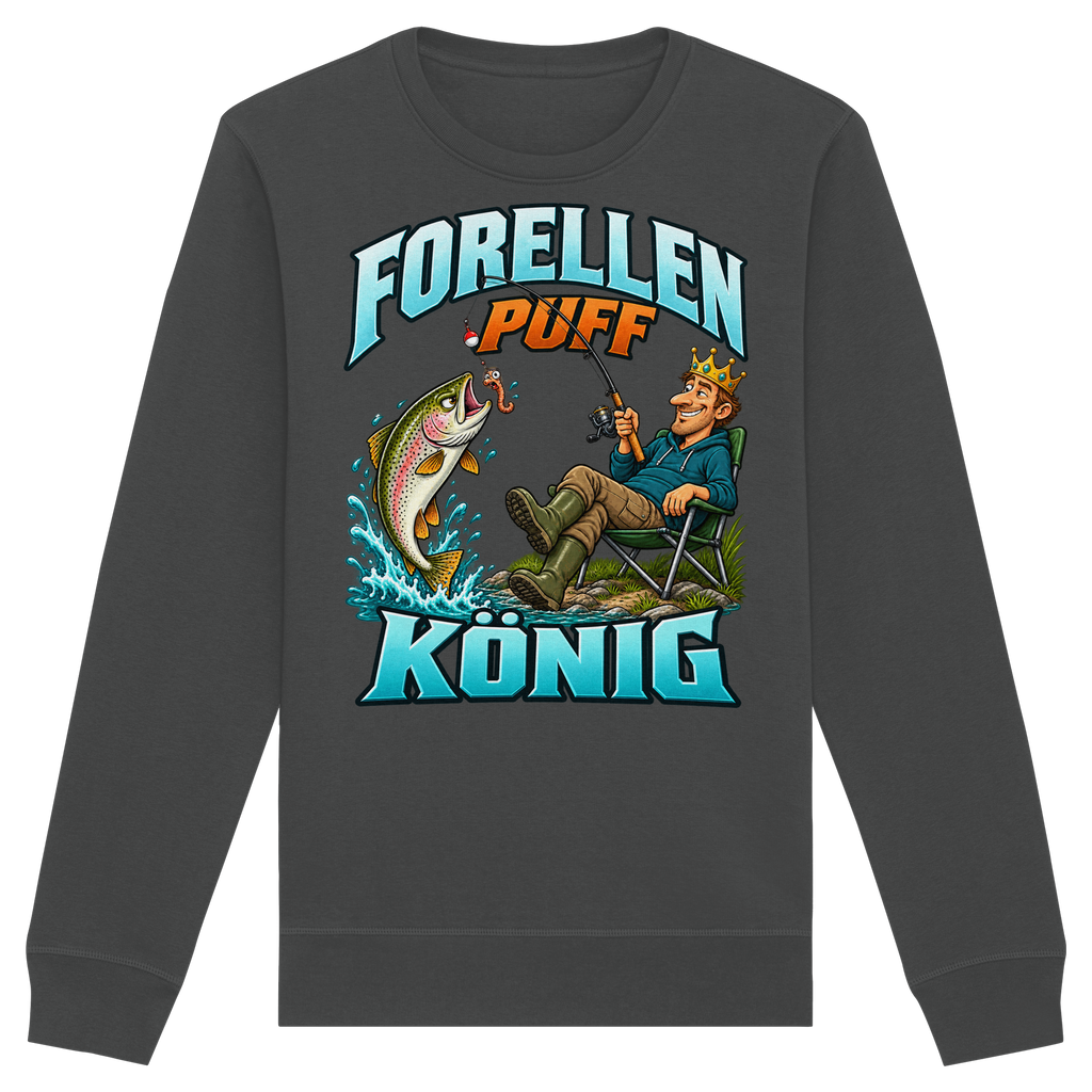 Forellen Puff König - Premium-Sweatshirt