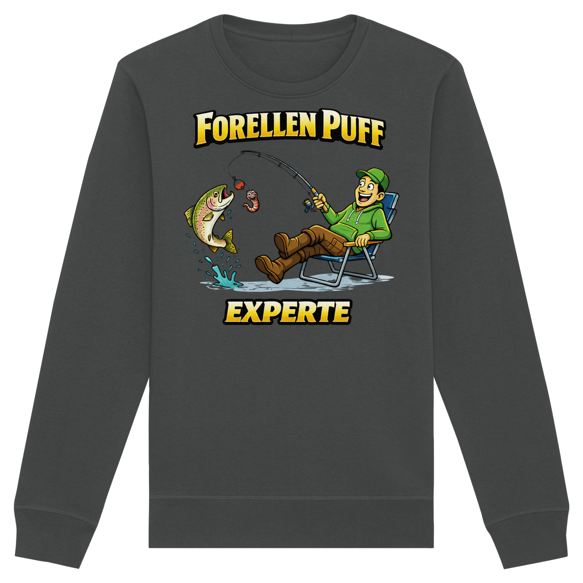 Forellen Puff Experte - Premium Sweatshirt