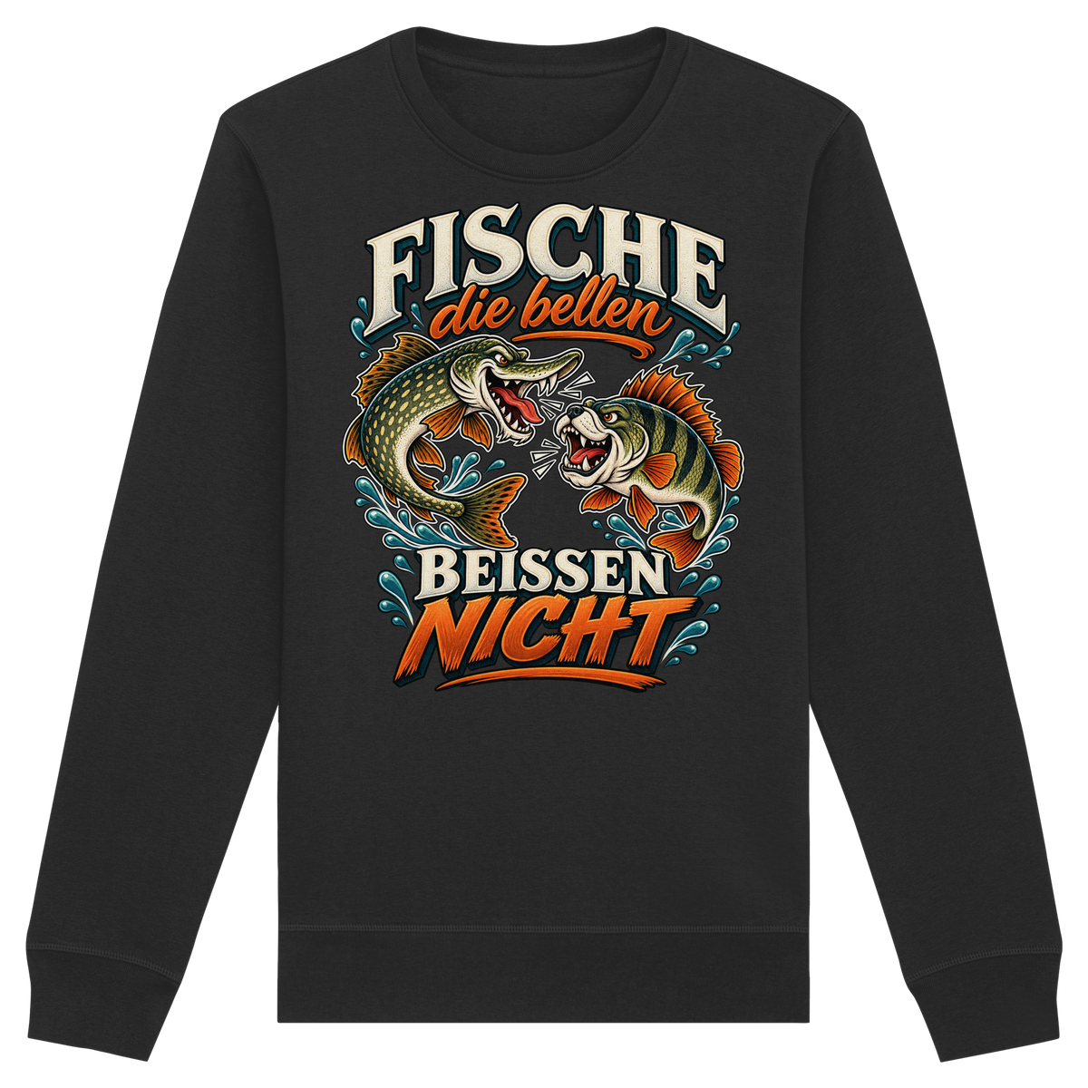 Fische die Bellen - Premium-Sweatshirt