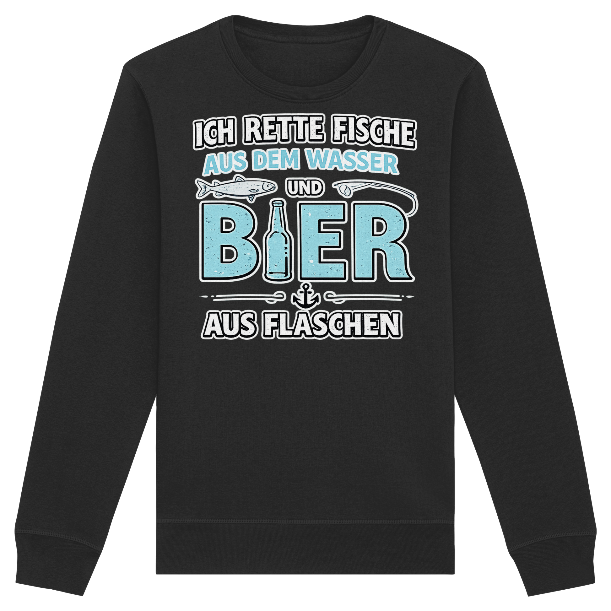 Ich Rette Fische - Premium Sweatshirt