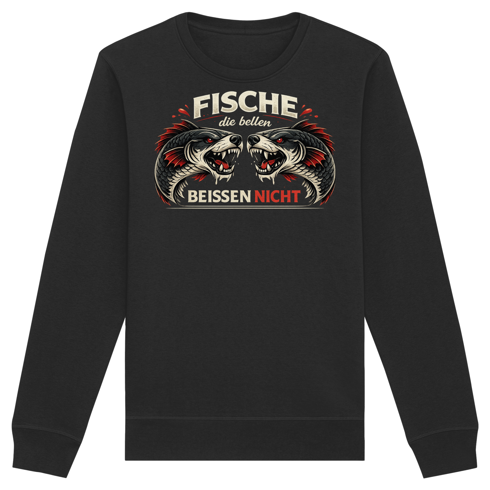 Fische die Bellen - Premium Sweatshirt
