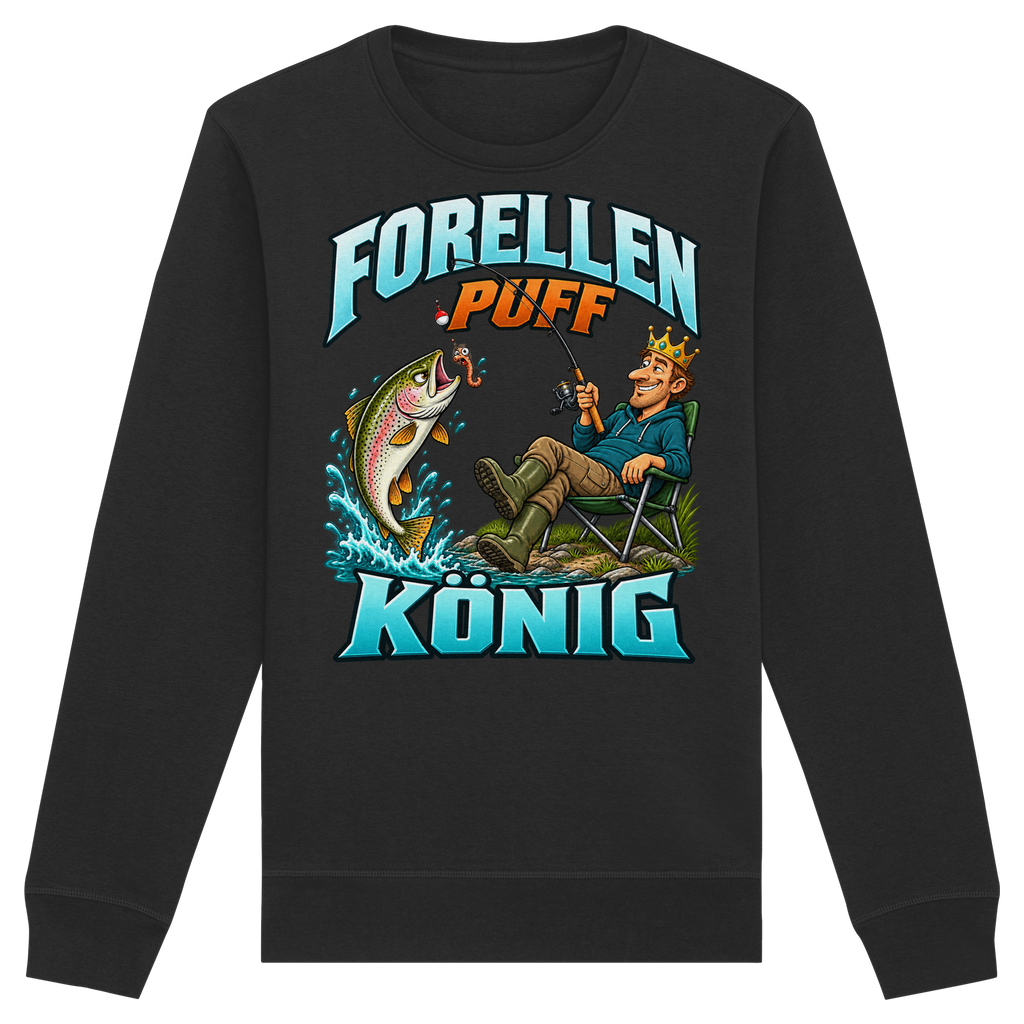 Forellen Puff König - Premium-Sweatshirt