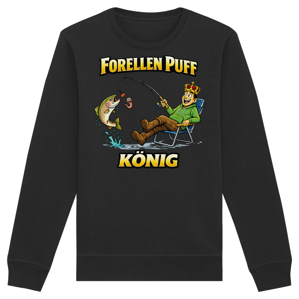 Forellen Puff König - Premium Sweatshirt