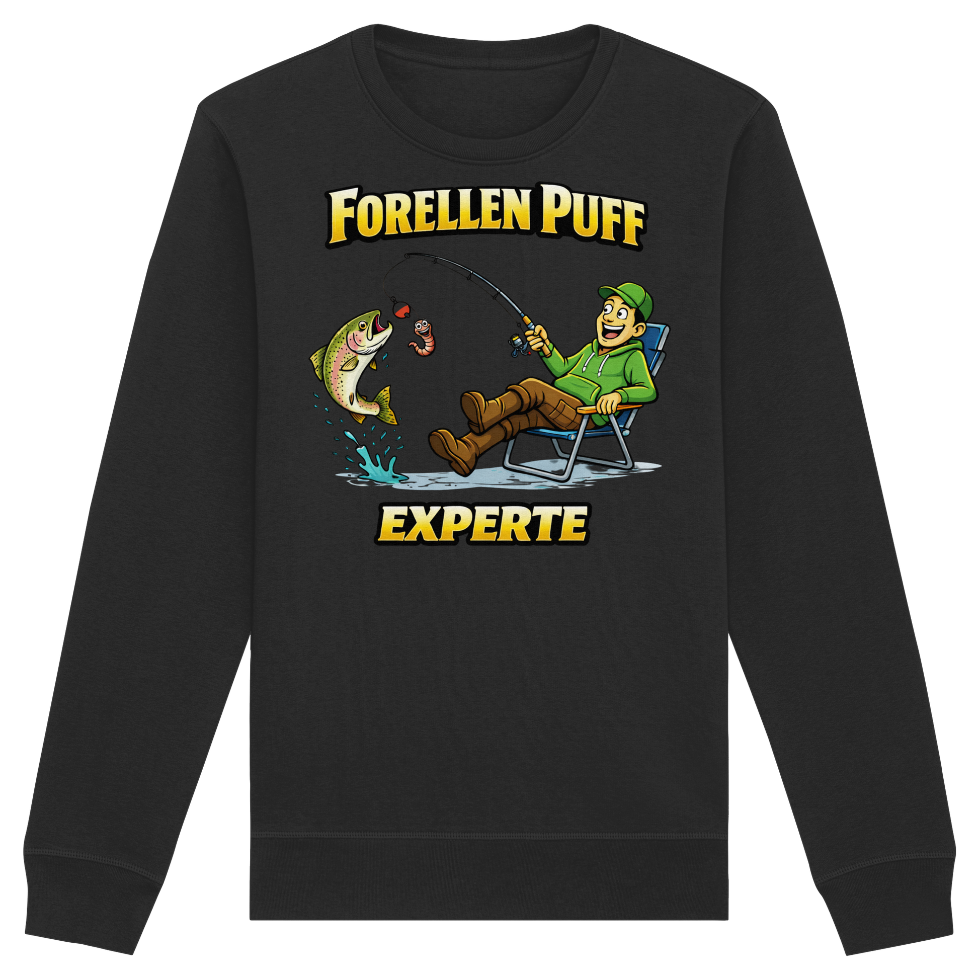 Forellen Puff Experte - Premium Sweatshirt