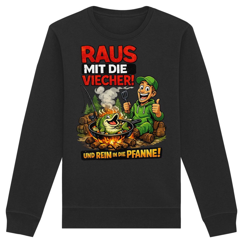 Raus Mit- Rein Pfanne - Premium Sweatshirt