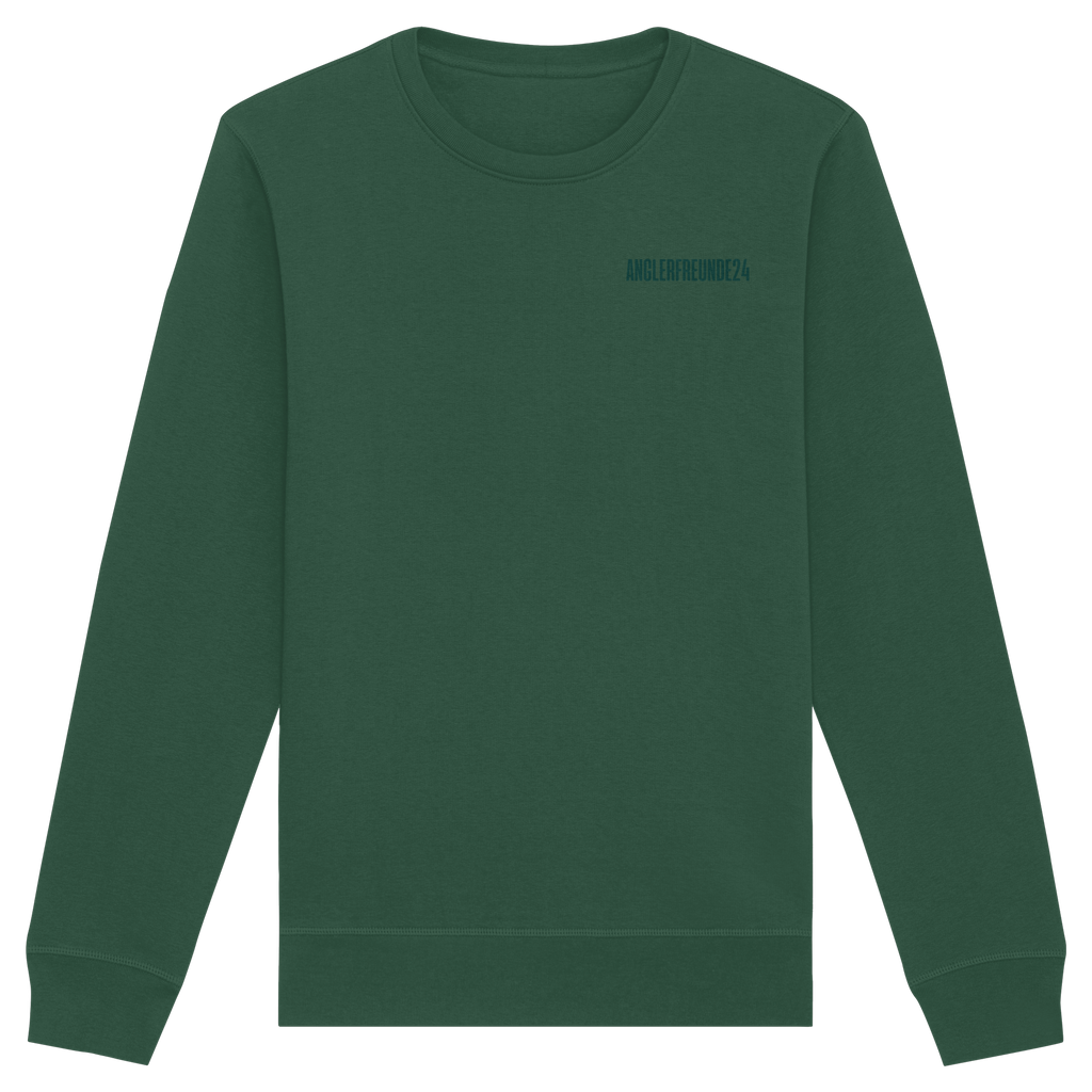 Anglerfreunde24 Logo Grün - Premium Sweatshirt