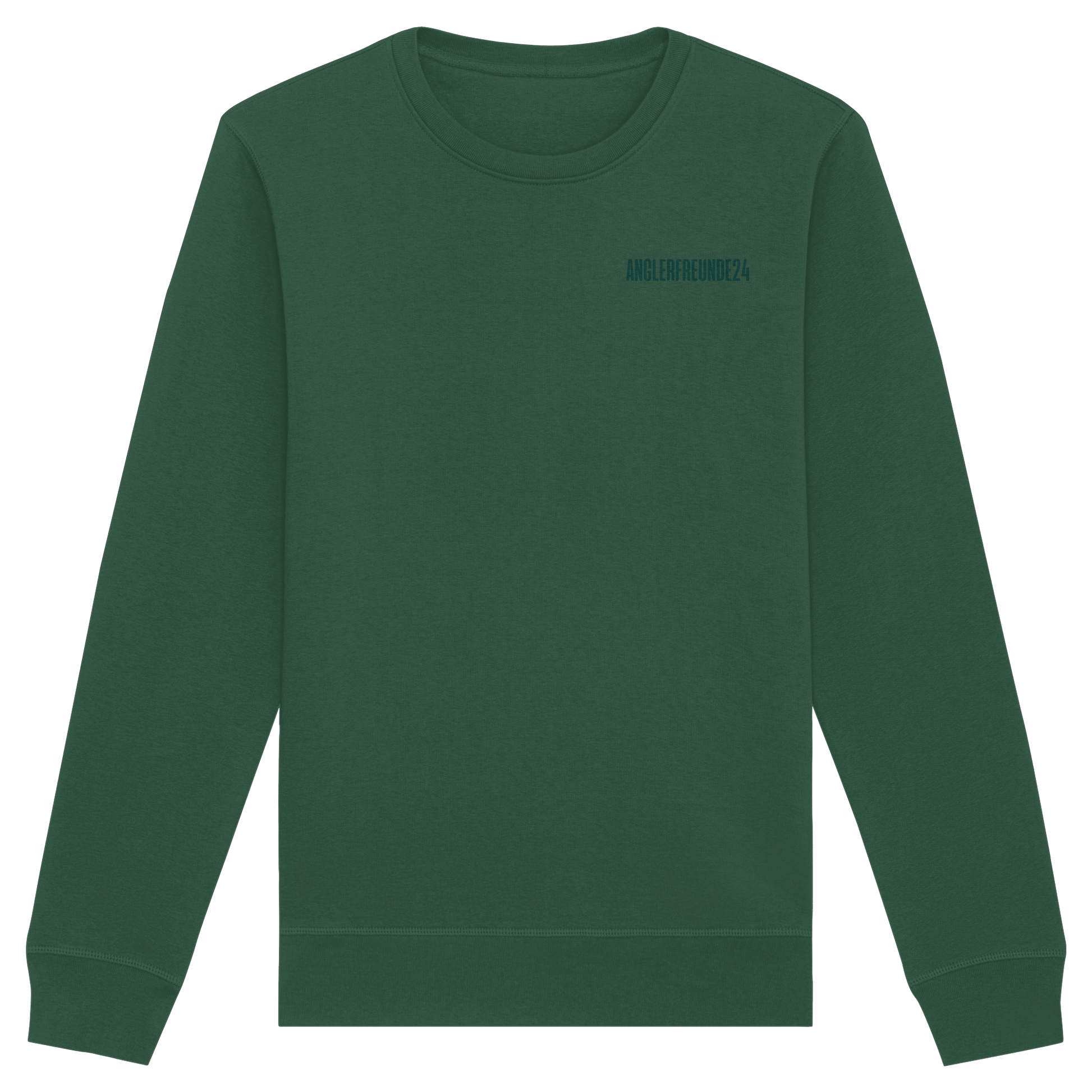 Anglerfreunde24 Logo Grün - Premium Sweatshirt