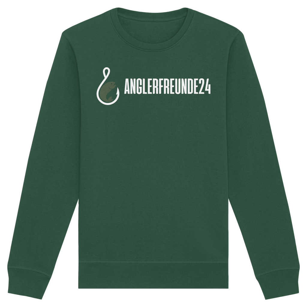 Anglerfreunde24 Weiß - Premium Sweatshirt