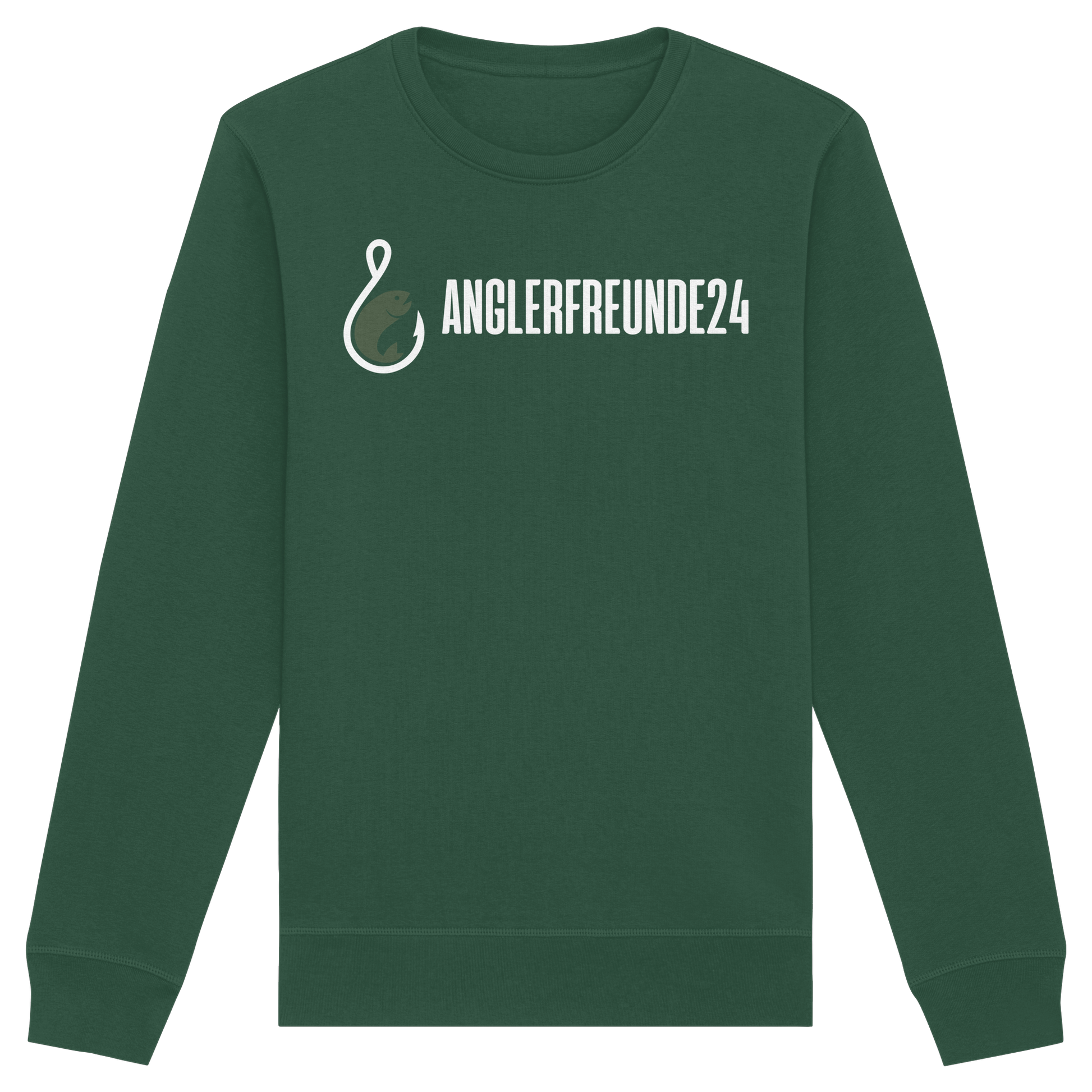 Anglerfreunde24 Weiß - Premium Sweatshirt