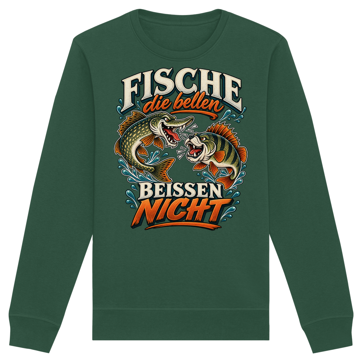 Fische die Bellen - Premium-Sweatshirt