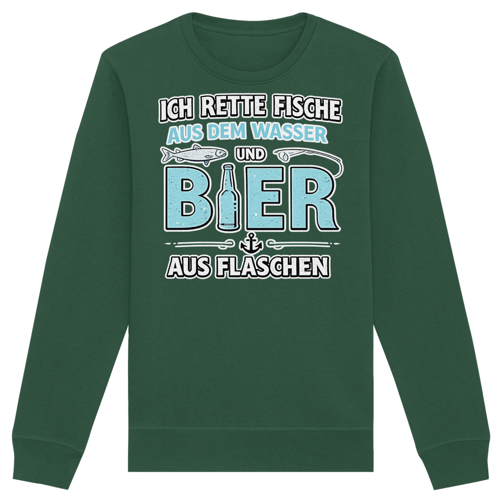 Ich Rette Fische - Premium Sweatshirt