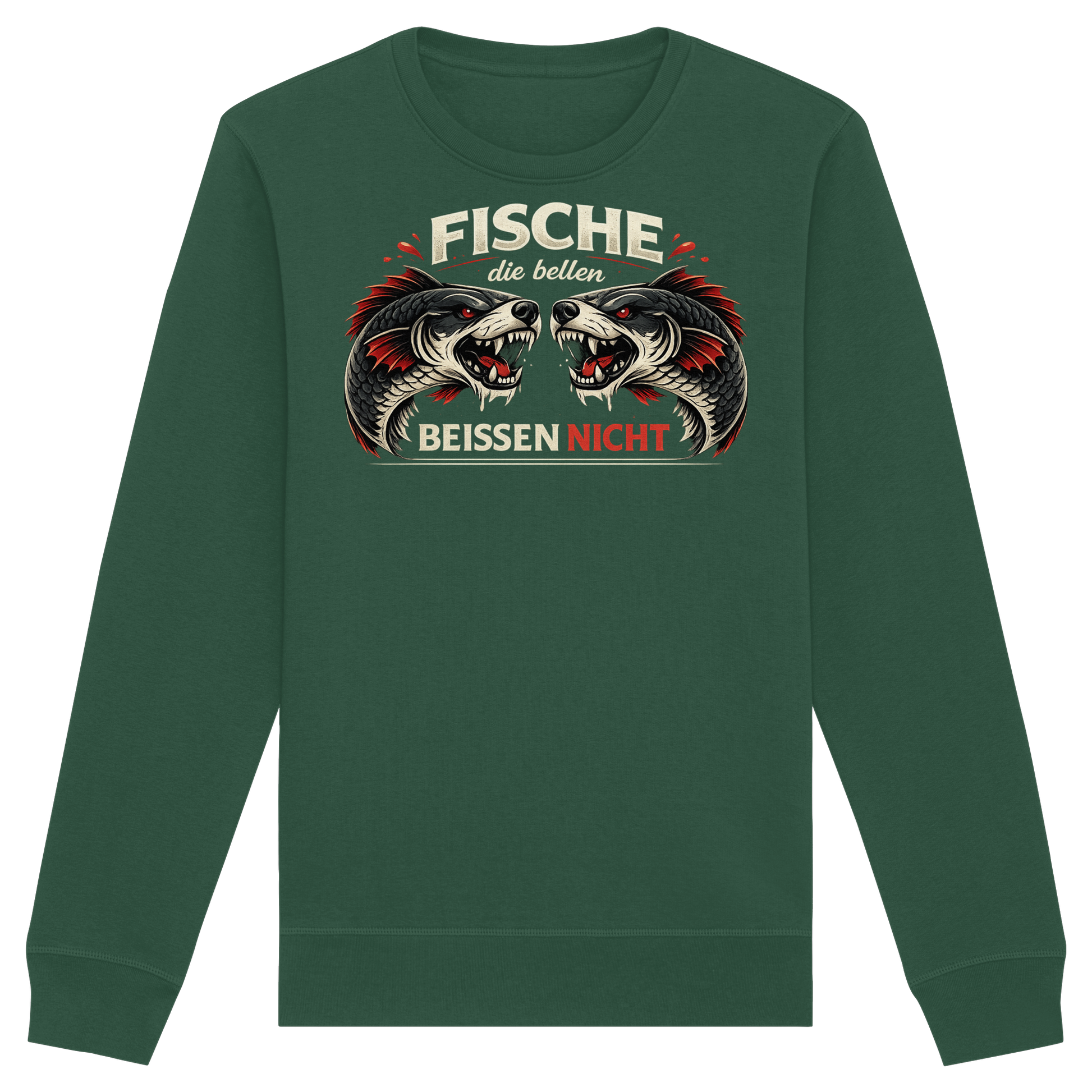 Fische die Bellen - Premium Sweatshirt