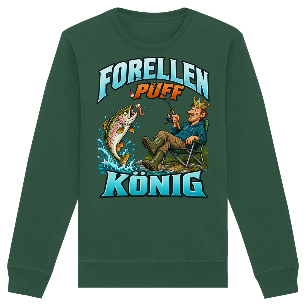 Forellen Puff König - Premium-Sweatshirt