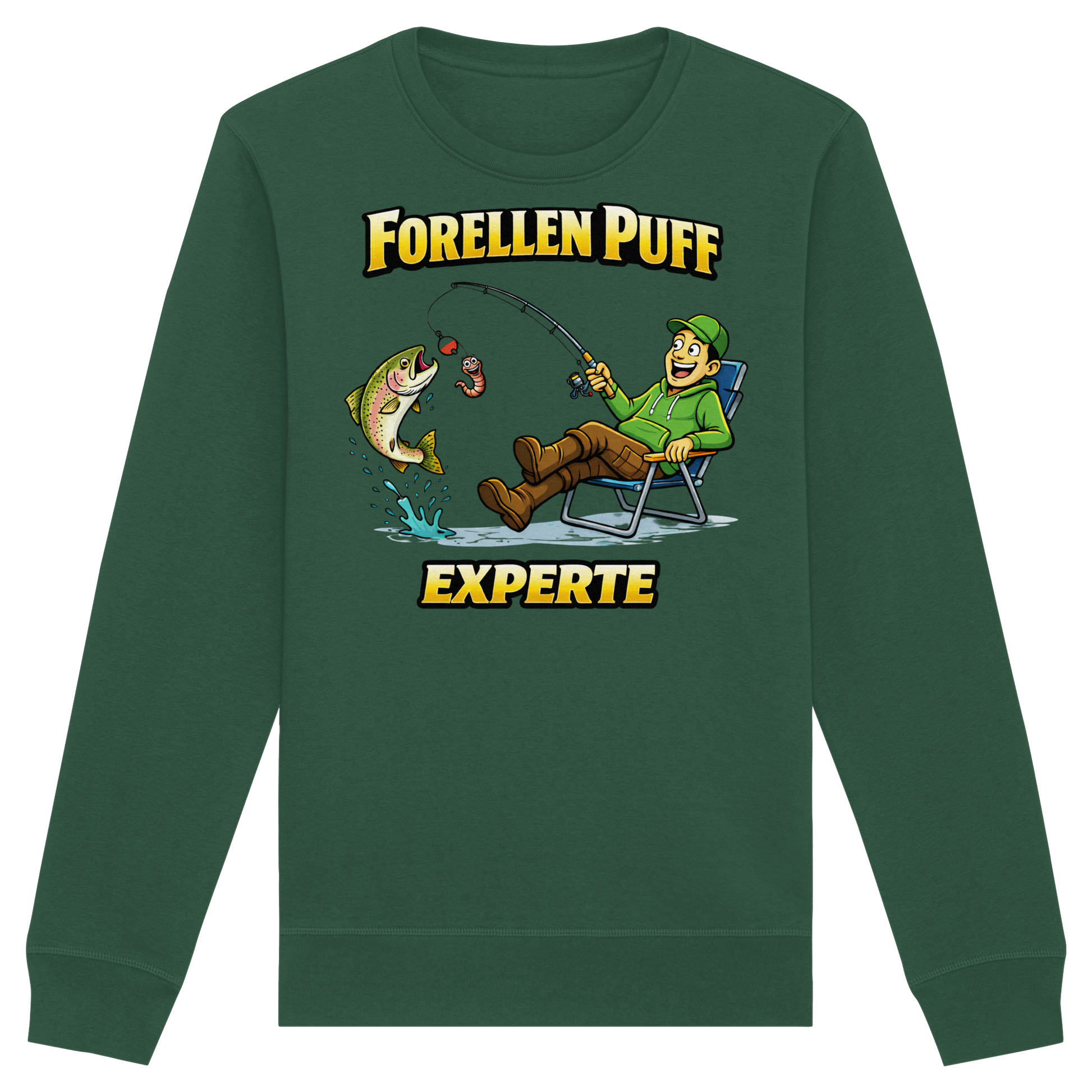 Forellen Puff Experte - Premium Sweatshirt