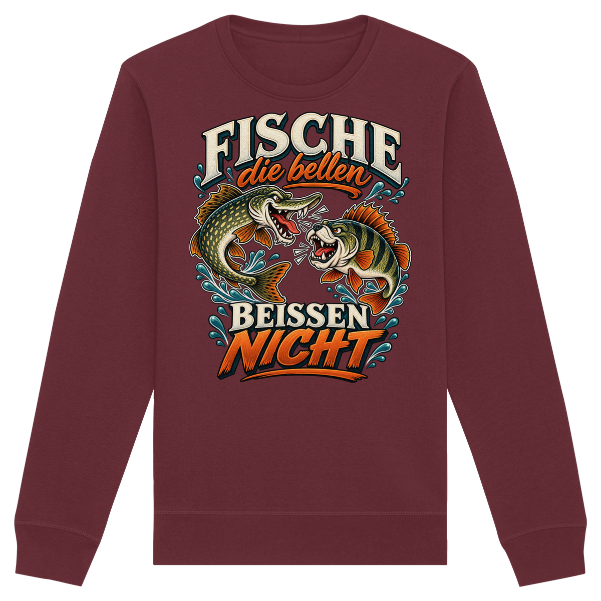 Fische die Bellen - Premium-Sweatshirt