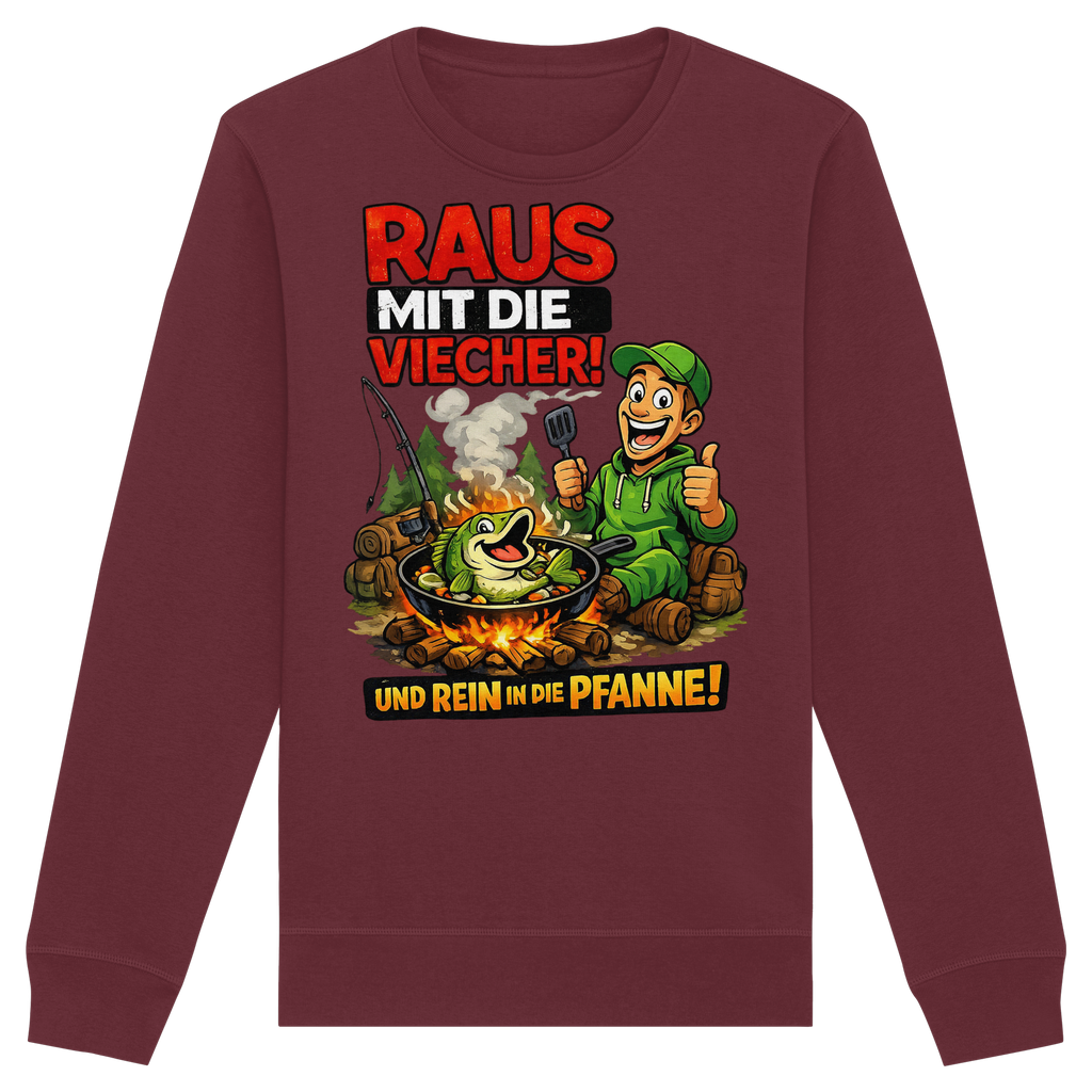 Raus Mit- Rein Pfanne - Premium Sweatshirt