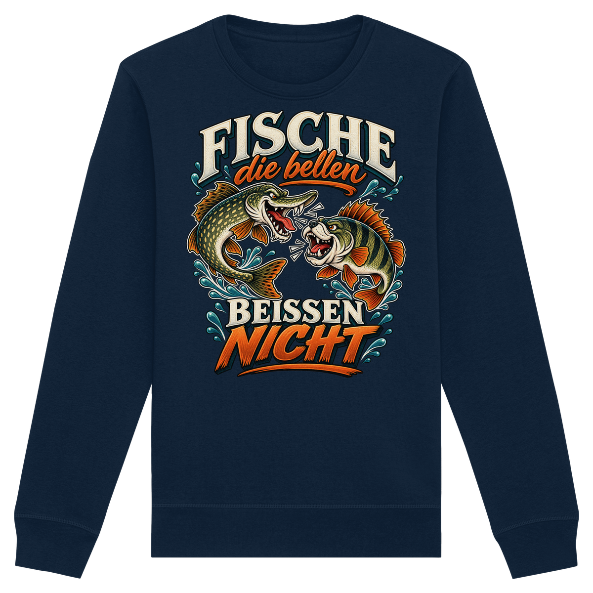 Fische die Bellen - Premium-Sweatshirt