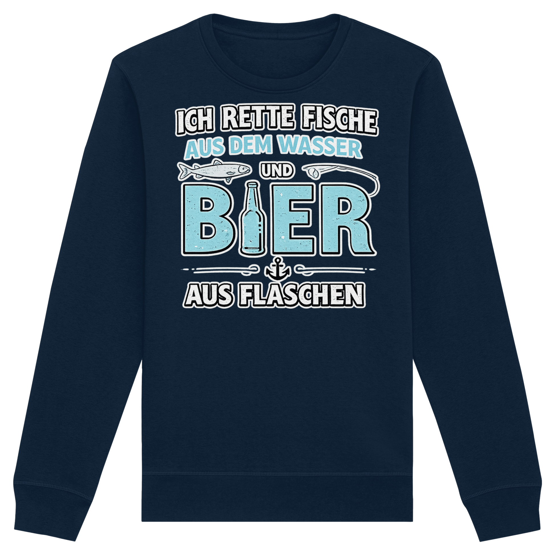Ich Rette Fische - Premium Sweatshirt